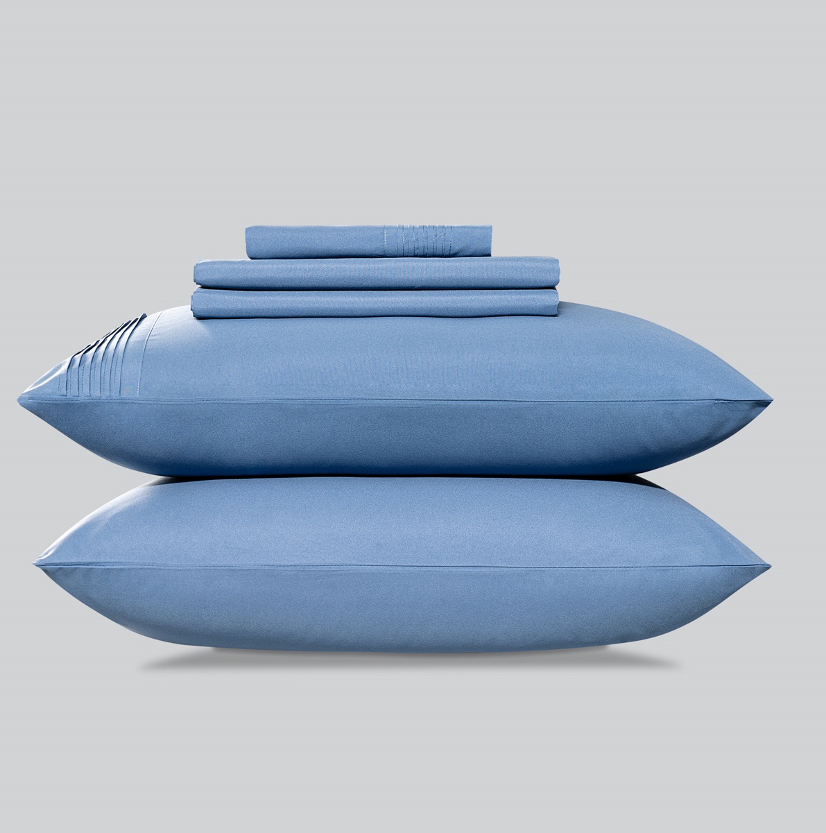 Комплект постельного белья Sleepix Миоко синий Двуспальный, размер Двуспальный - фото 7