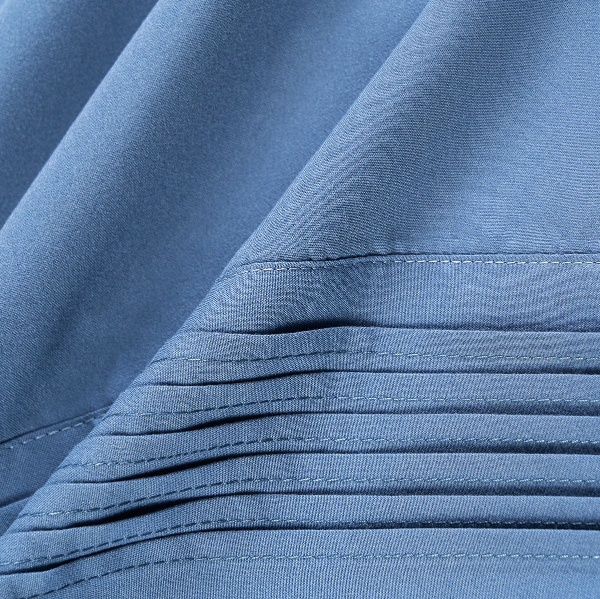 Комплект постельного белья Sleepix Миоко синий Двуспальный, размер Двуспальный - фото 8