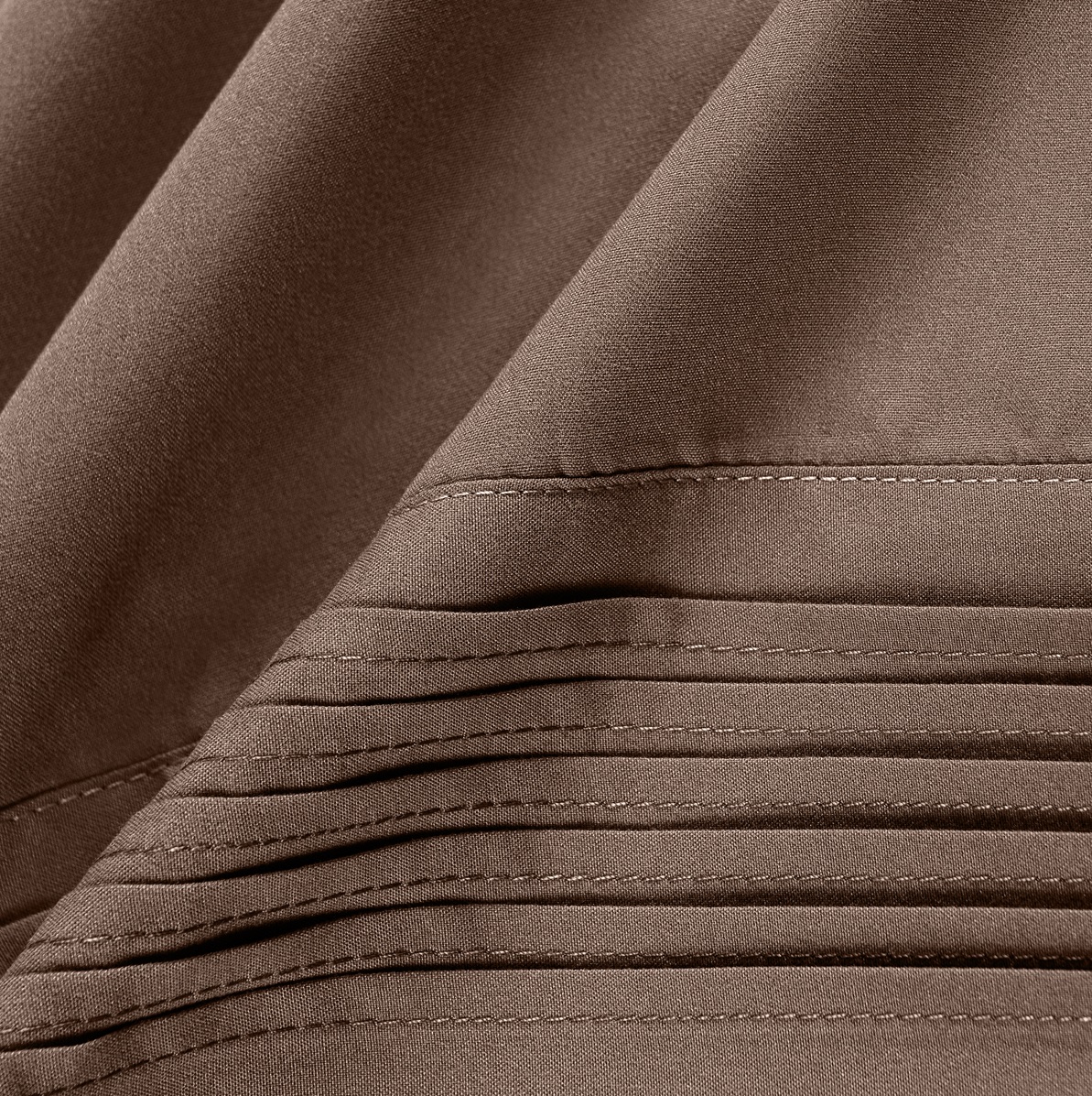 Комплект постельного белья Sleepix Миоко коричневый Евро, размер Евро - фото 8