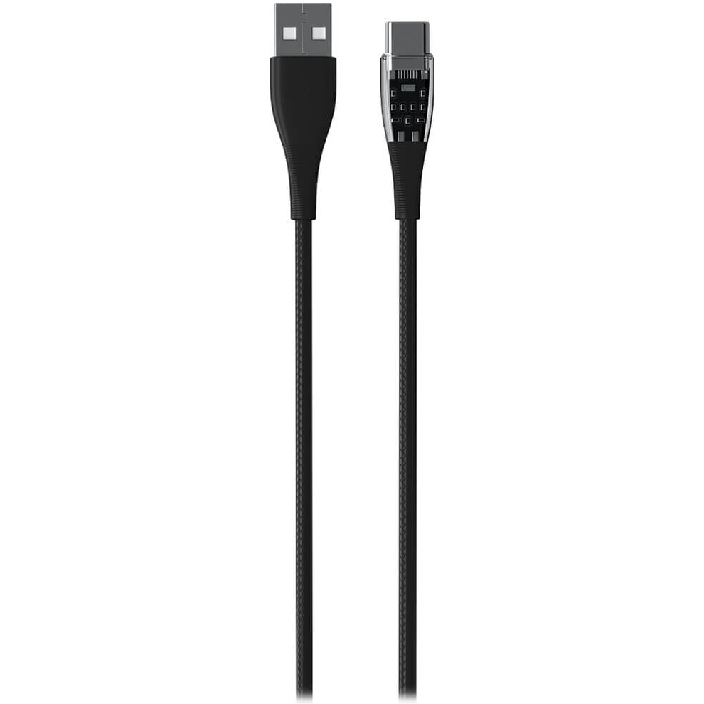 Кабель Red Line USB - USB-C Нейлон 1 м черный цена и фото