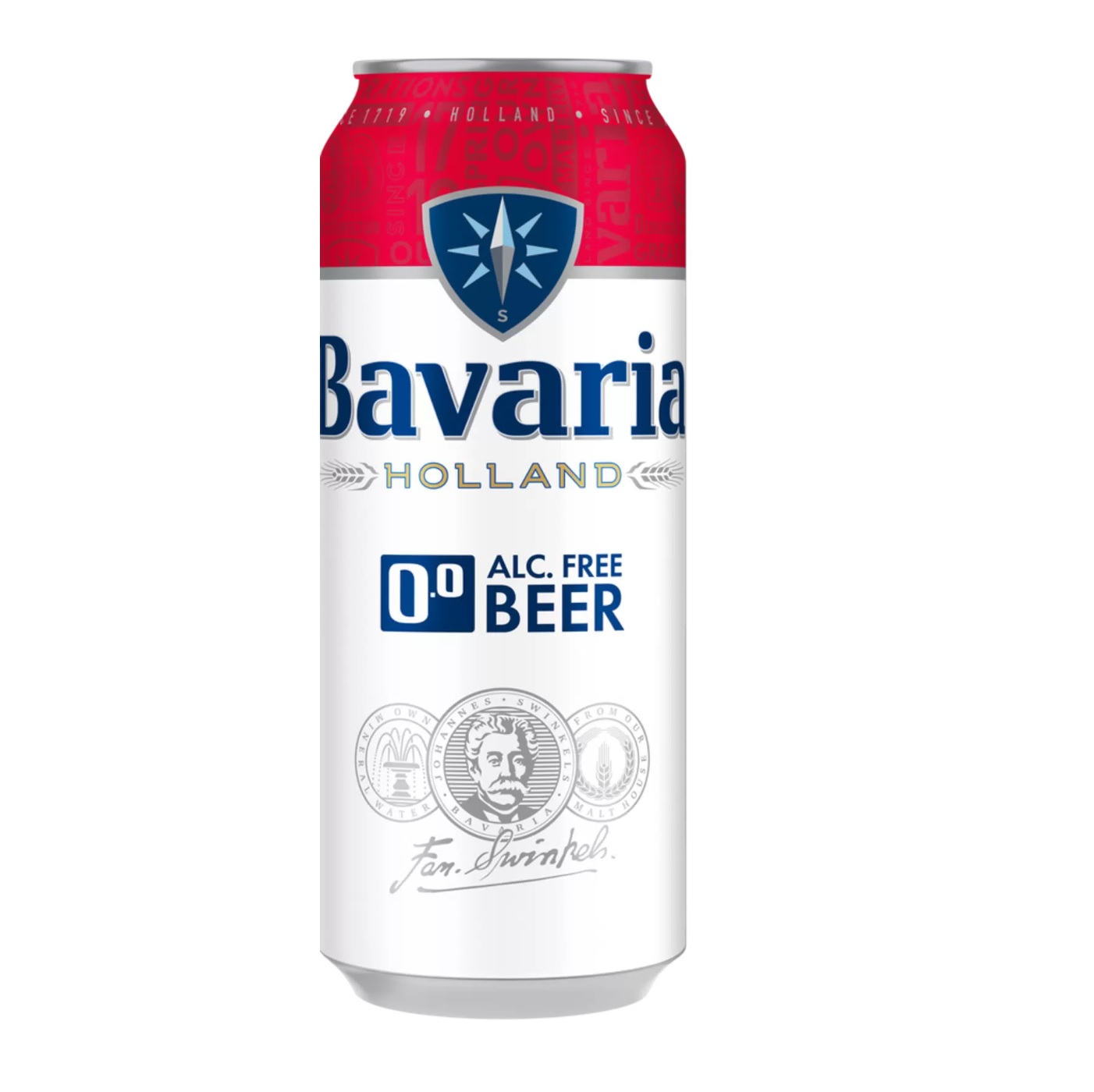 фото Пиво бавария светлое безалкогольное пастеризованное фильтрованное банка 0,45 л