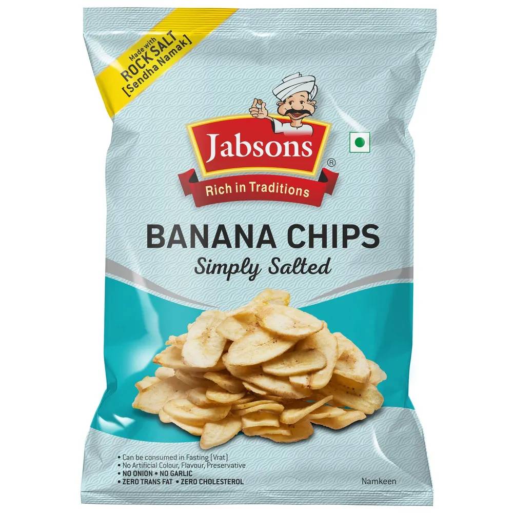 Чипсы Jabsons банановые с солью, 150 г чипсы картофельные lays сыр 140 г