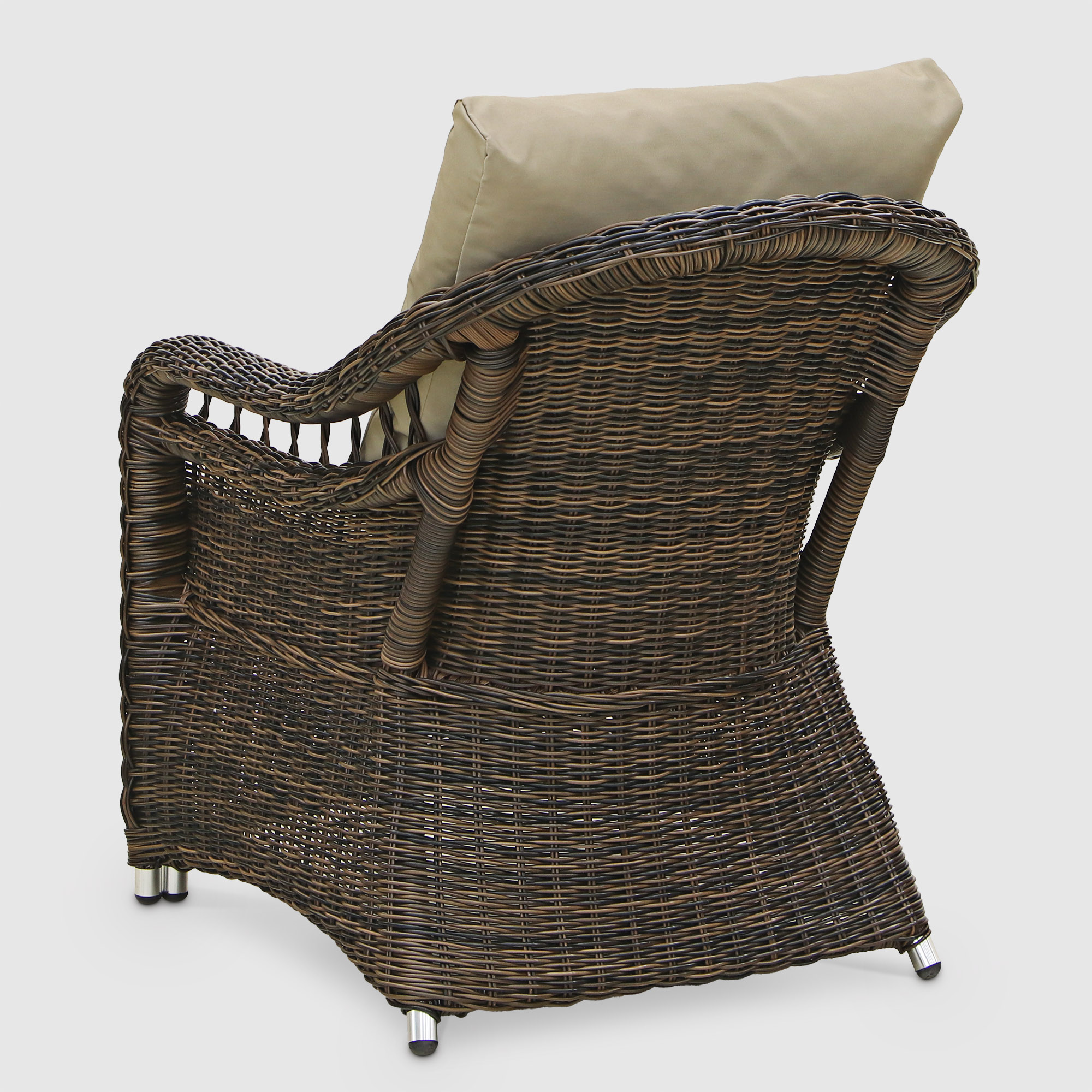Комплект мебели NS Rattan Sky коричневый с бежевым 4 предмета, цвет бежевый, размер 180х78х78 - фото 9