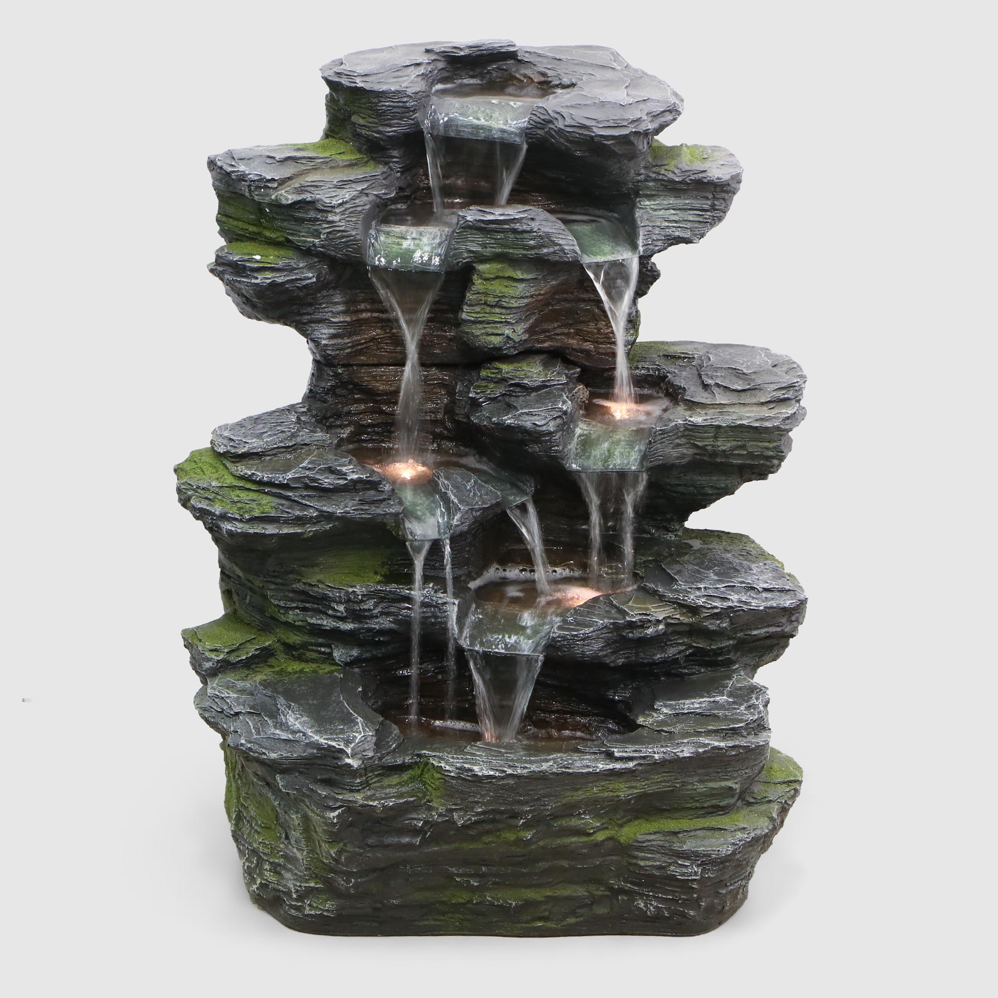 фото Фонтан haomei fountain водопад с подсветкой 55х56х67.5 см