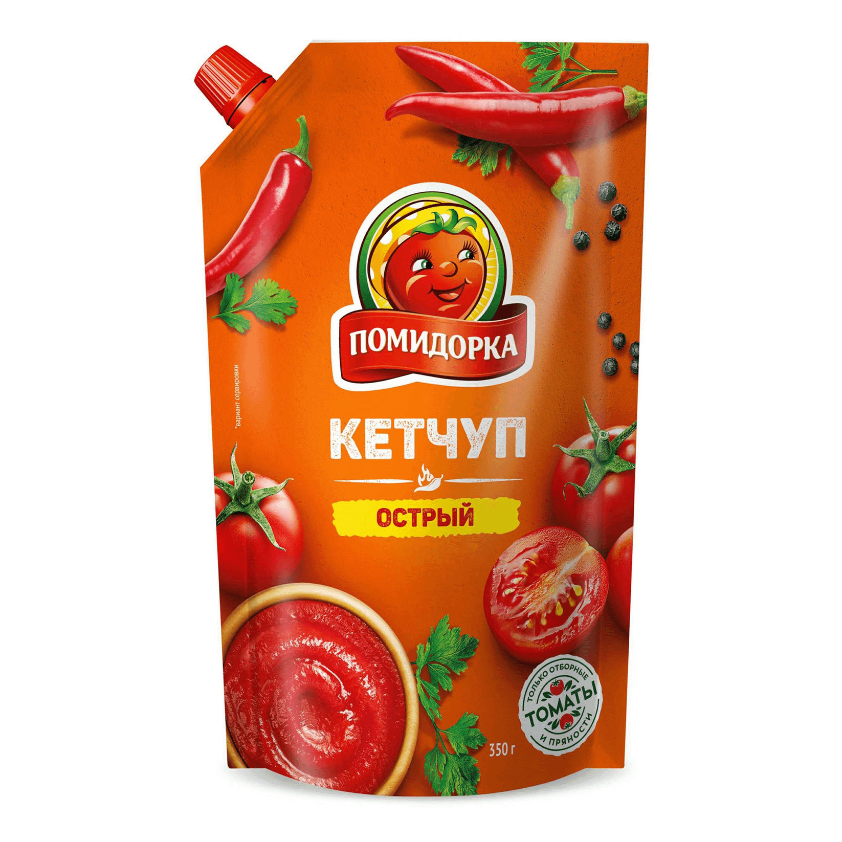 Кетчуп Помидорка Острый 350 г кетчуп томатный помидорка 350 г