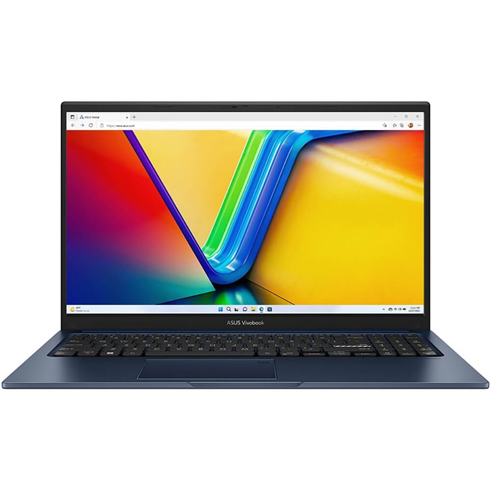 Ноутбук ASUS VivoBook X1504ZA-BQ585W синий ноутбук huawei matebook d 15 bob wai9 1920x1080 intel core i3 10110u 2 1 ггц ram 8 гб ssd 256 гб win10 home серебристый