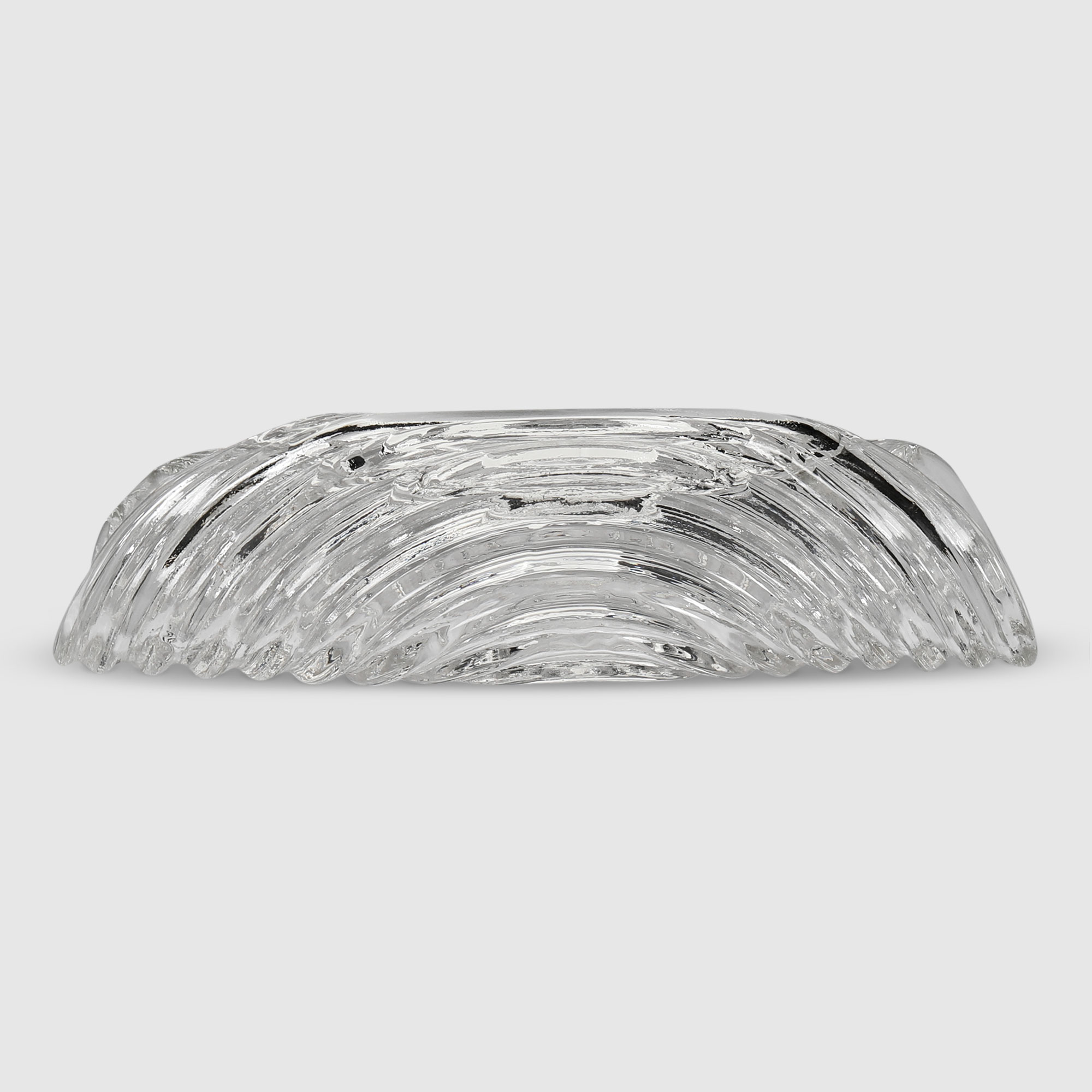 Декоративная салфетница Неман круглая, цвет прозрачный - фото 3