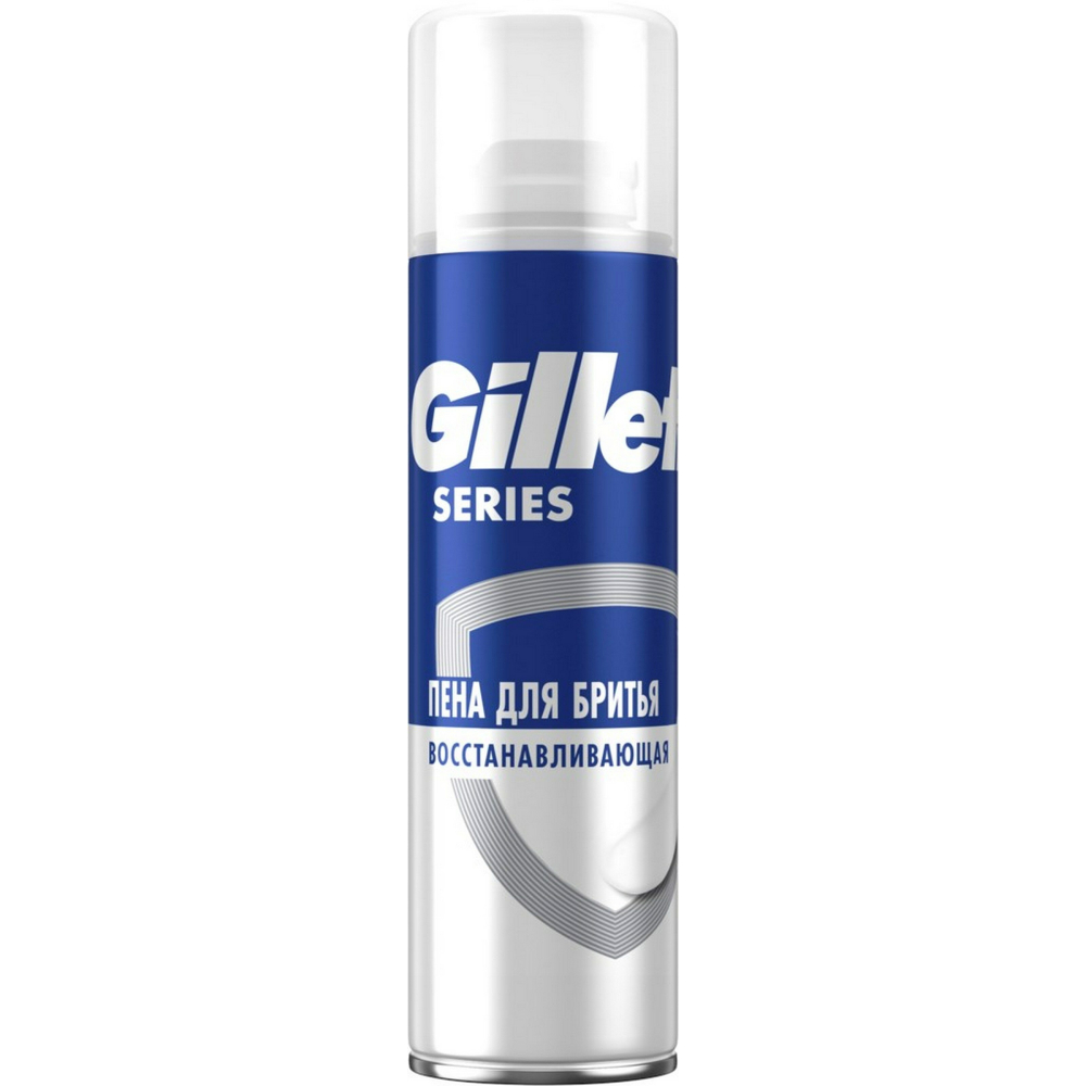 Пена для бритья Gillette восстанавливающая с экстрактом зеленого чая 200 мл гель для бритья gillette series sensitive для чувствительной кожи мужской 200 мл