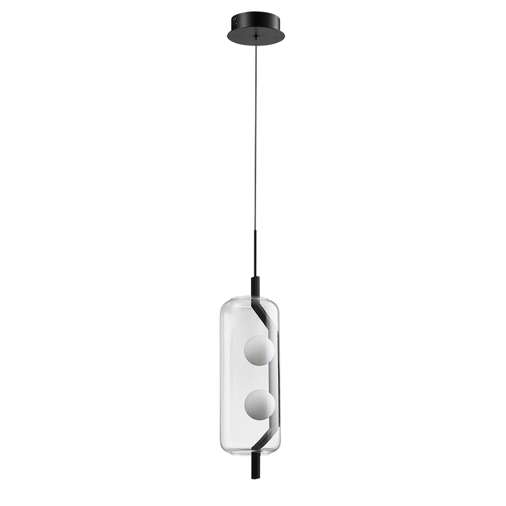Подвесной светильник Arte Lamp GENEVA A2341SP-2BK цена и фото
