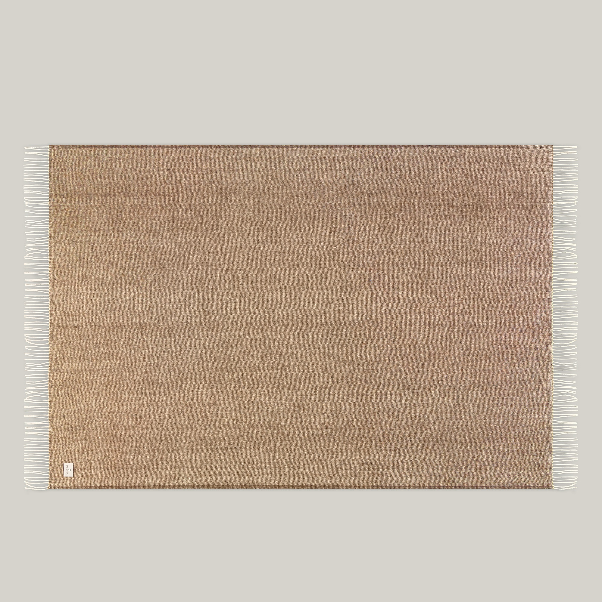 Плед Prime Prive Ларс бежево-коричневый 140х200/10х2 см, цвет бежевый - фото 5
