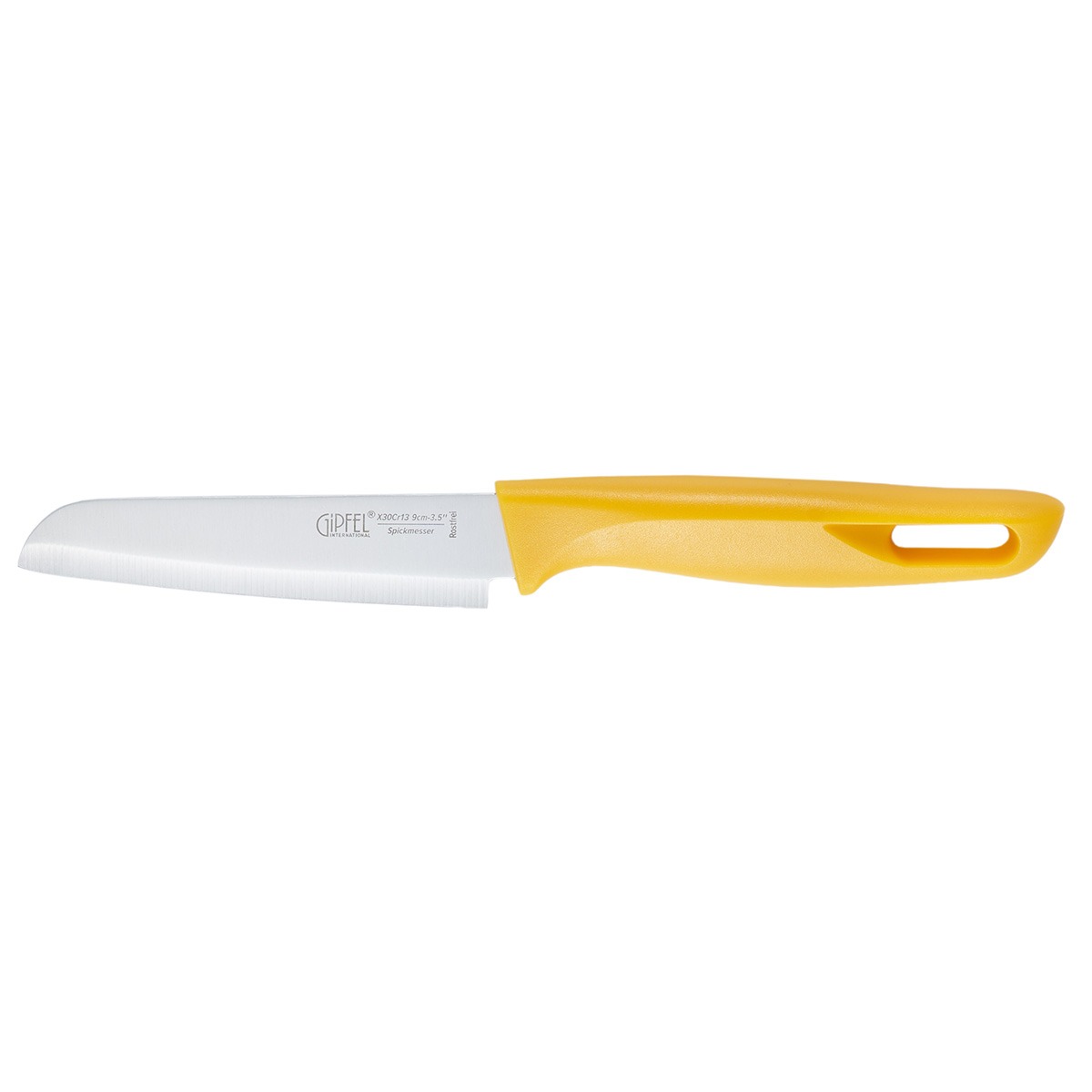 Нож для чистки овощей Gipfel Sorti стальной желтый 9 см - фото 2