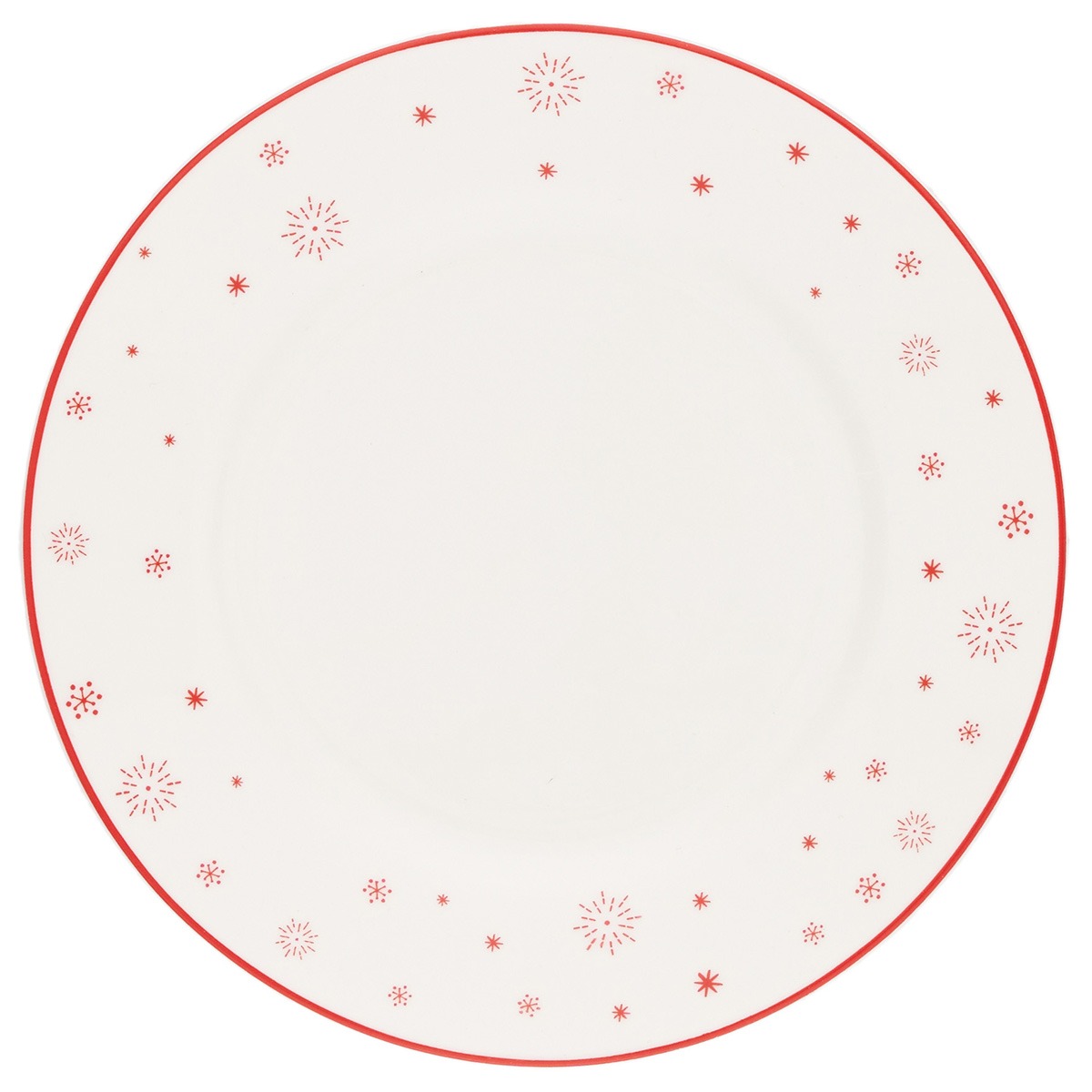 фото Чайная пара gipfel christmas фарфор белый с красным чашка 250 мл, блюдце 14 см