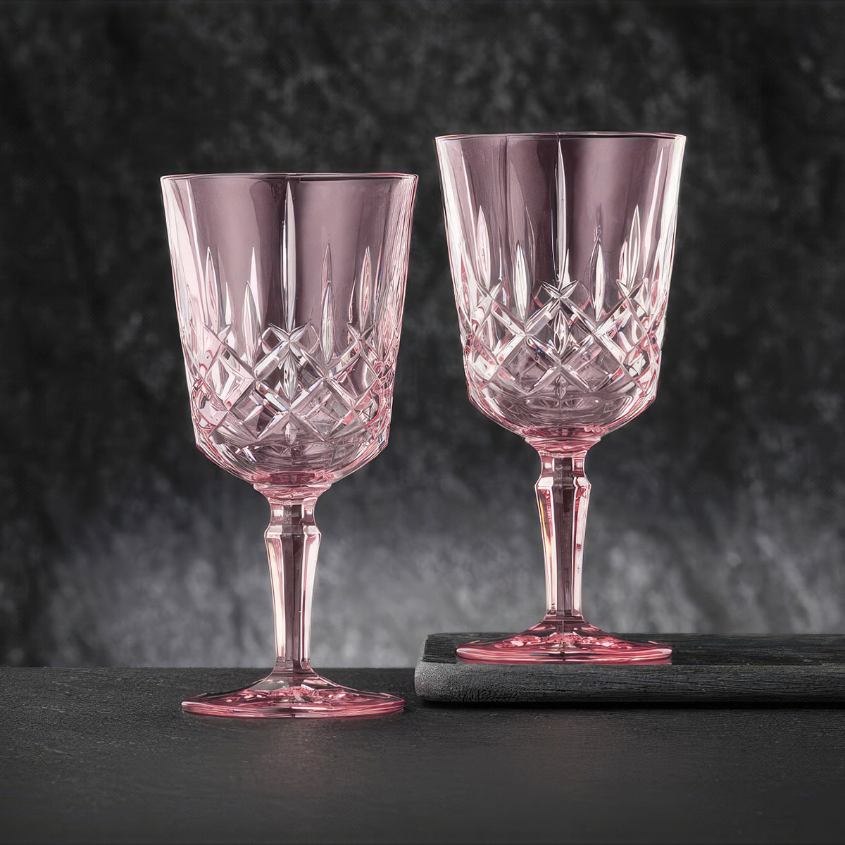Набор бокалов Nachtmann Noblesse Colors для вина розовый 2 шт 355 мл, цвет прозрачный - фото 3