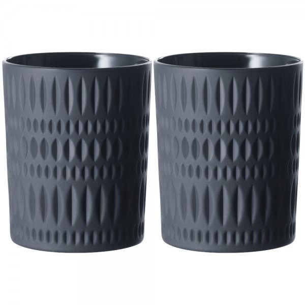 Набор стаканов низких Nachtmann Ethno черный матовый 2 шт 304 мл набор для полировки пластиковых фар autosol