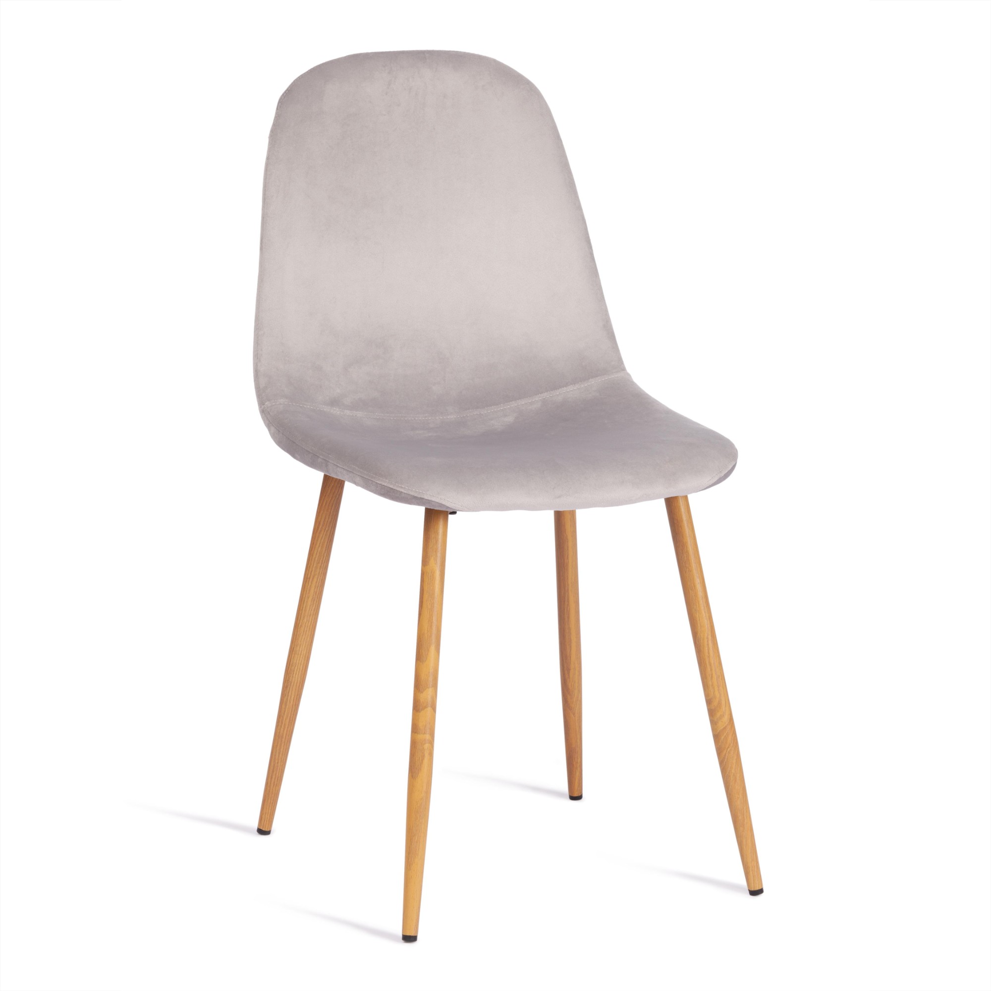 Стул TC натуральный серый вельвет, металл 44х53х87 см стул стул венера кремовый вельвет