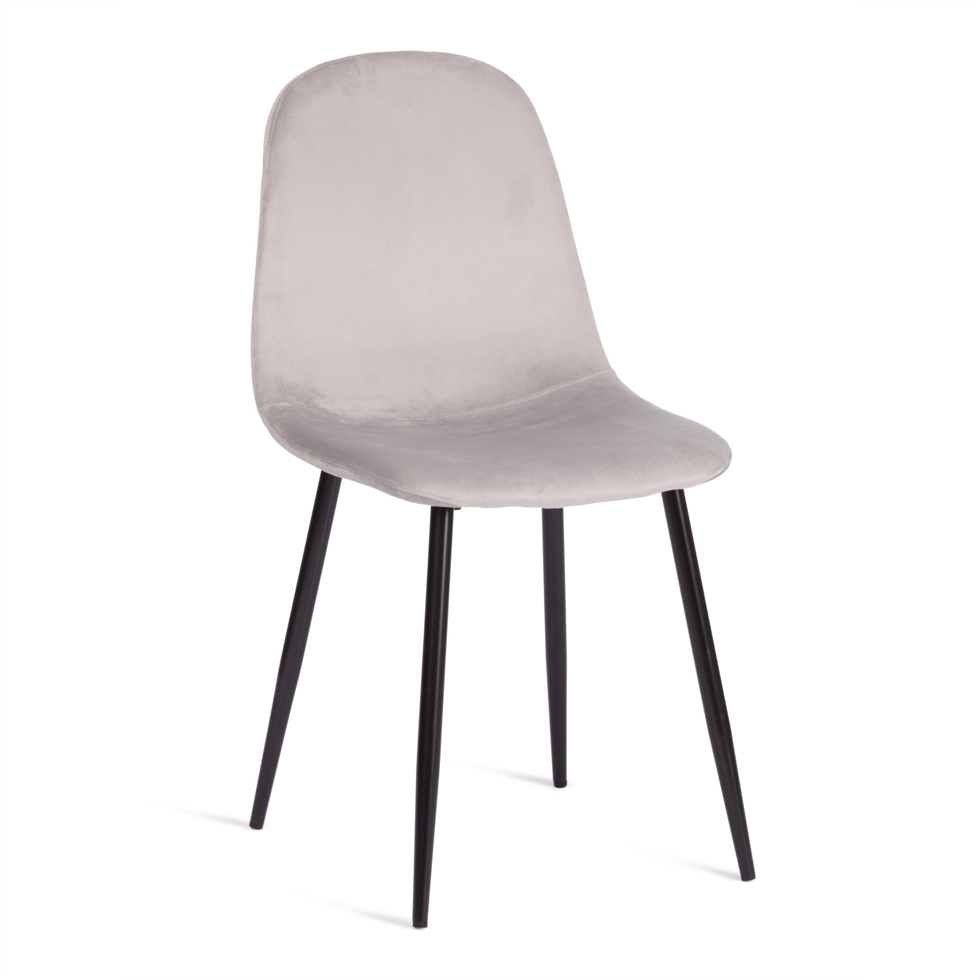 Стул TC серый с черным вельвет, металл 44х53х87 см стул стул венера кремовый вельвет
