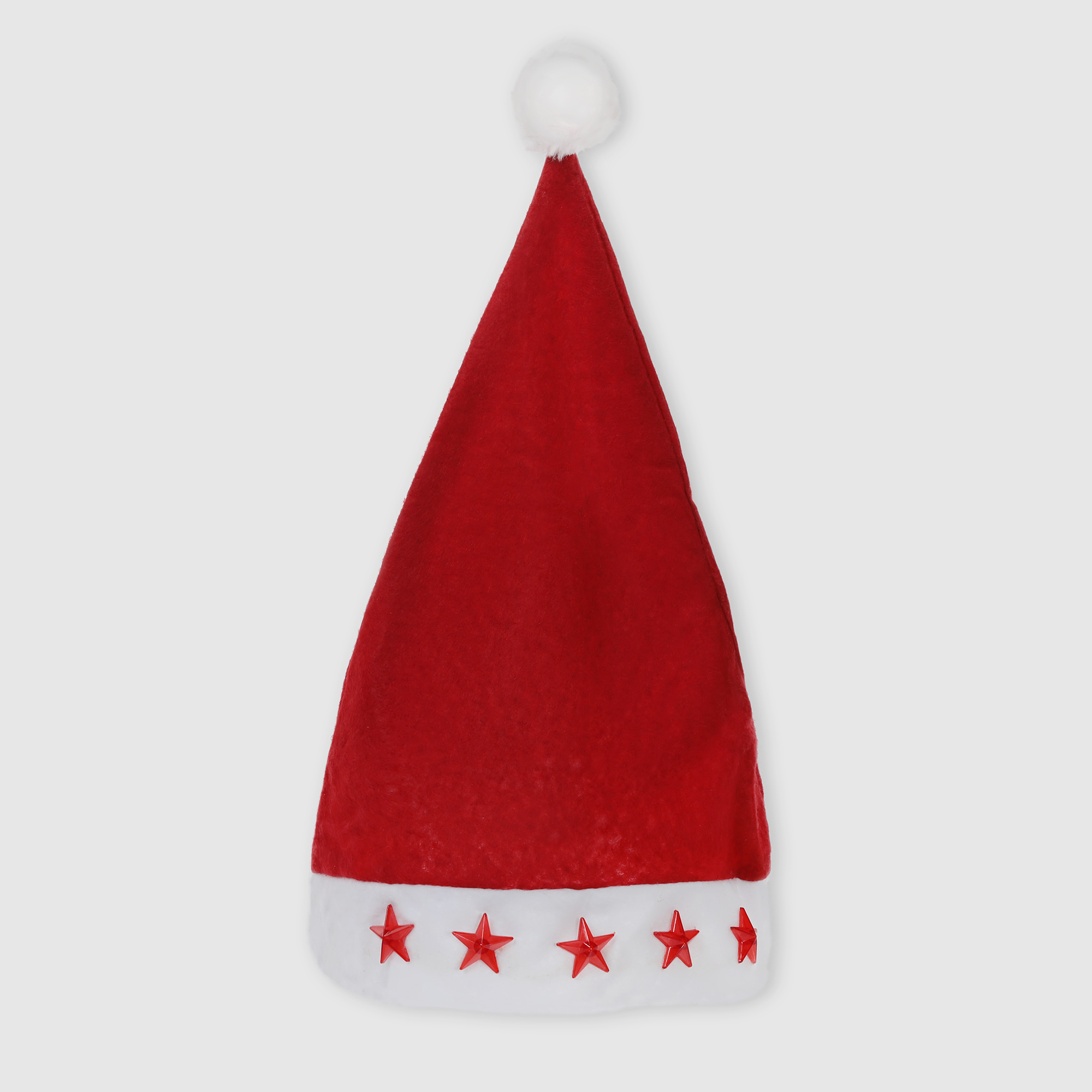 

Шапка новогодняя Due Esse Christmas с подсветкой 27х37 см, Красный;белый
