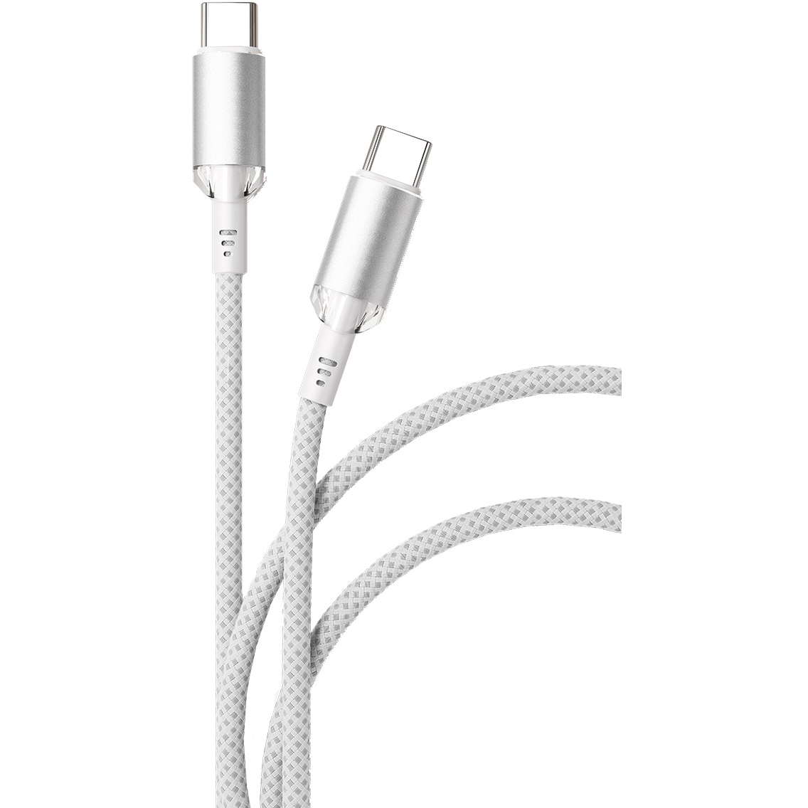 Кабель VLP Diamond Cable USB-C 1,2 м белый гибкий кабель для lenovo a2010 a2580 a2860 vibe c a2020 a2020a40