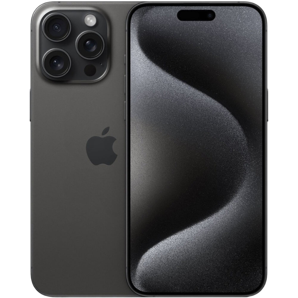 Смартфон Apple iPhone 15 Pro 256 Гб Dual SIM титановый черный