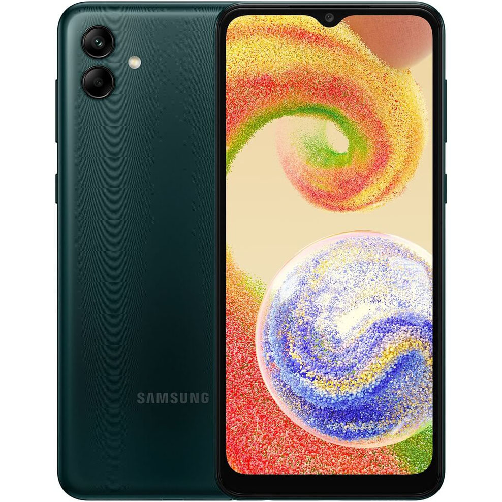 Смартфон Samsung Galaxy A04 32 ГБ зеленый