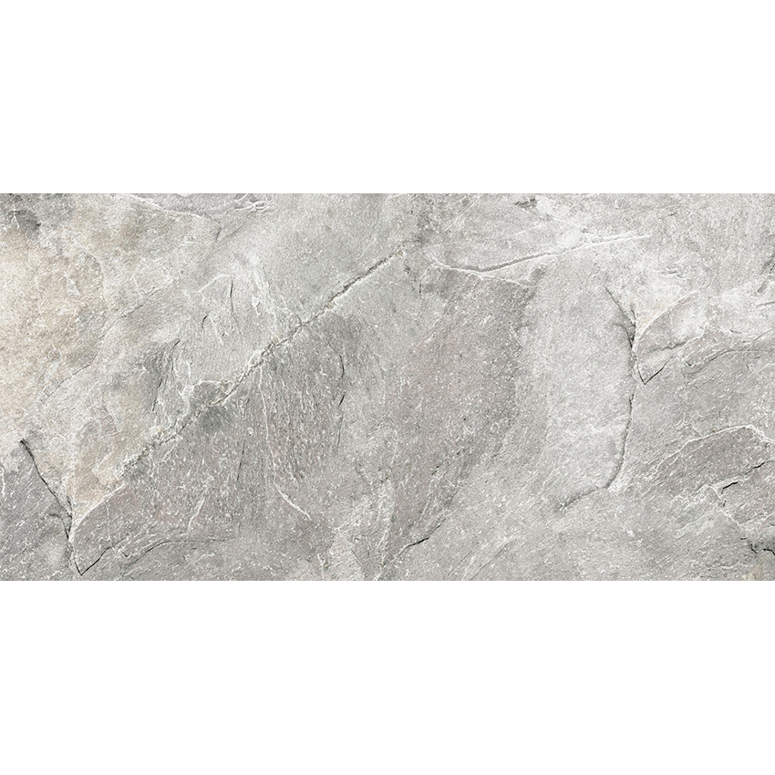 Керамогранит лаппатированный Delacora Stoncrete Gray 120x60 см