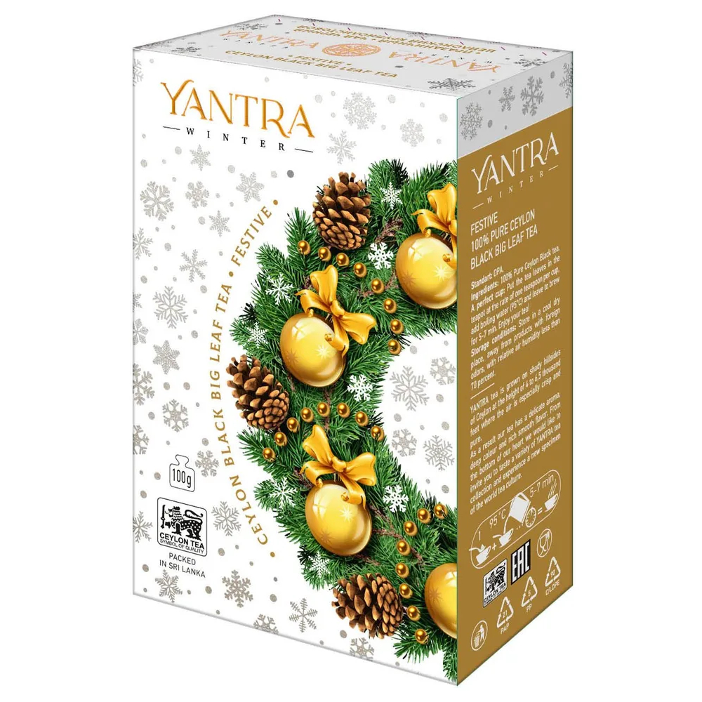 Чай черный Yantra Winter крупнолистовой 100 г