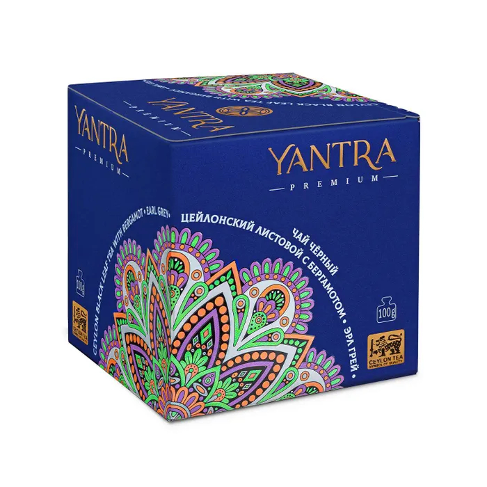 Чай черный Yantra премиум эрл грей 100 г чай черный yantra с бергамотом 100 г