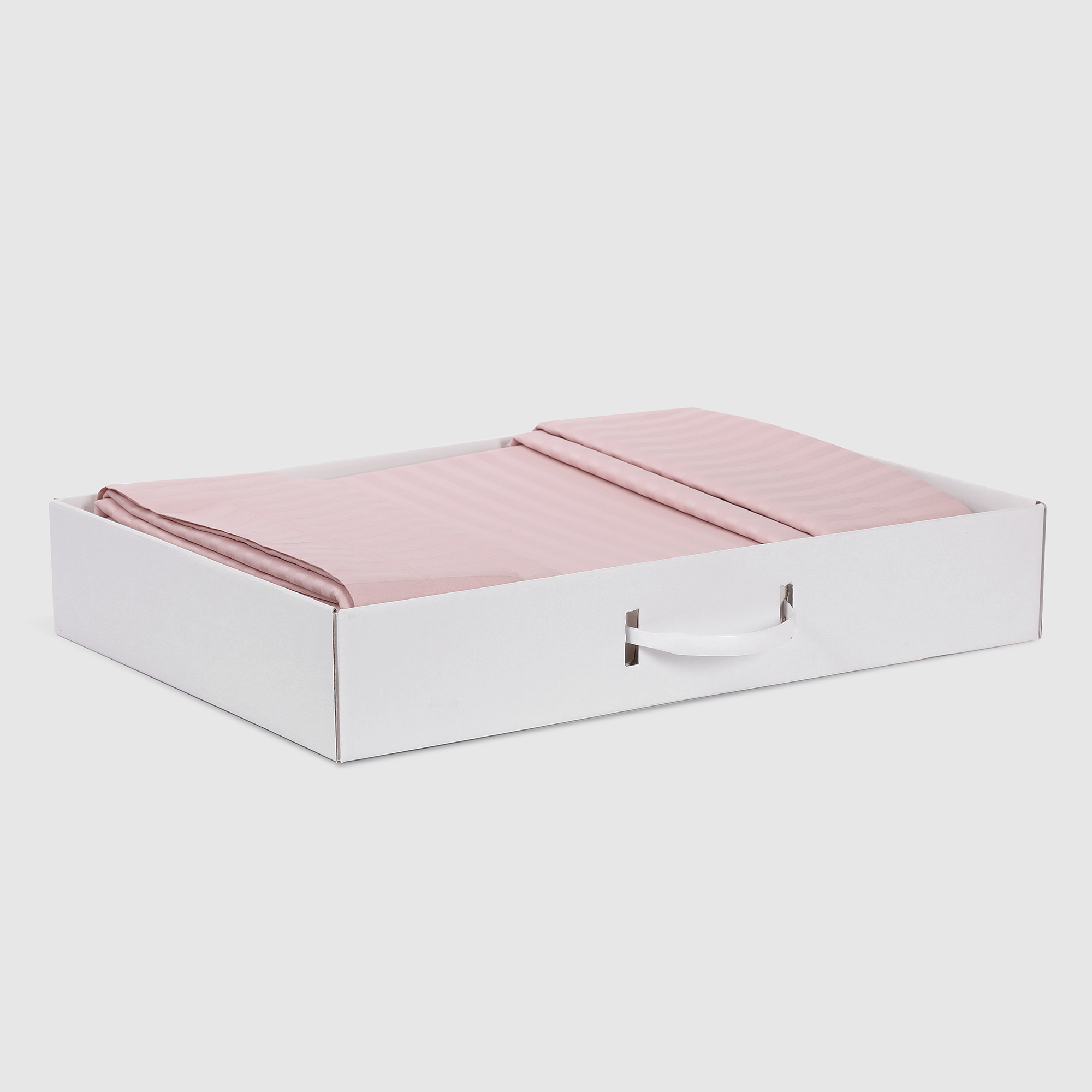 Комплект постельного белья Atalanta home Жаннет Двуспальный Евро, цвет розовый, размер Евро