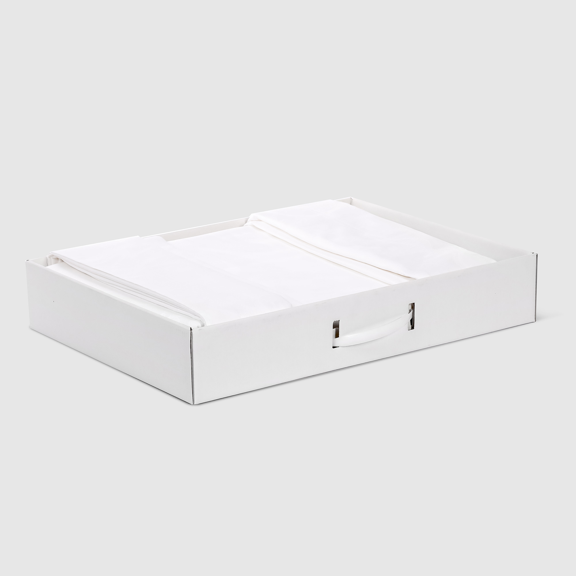 Комплект постельного белья Atalanta home французские узоры семейный, цвет белый, размер Семейный - фото 1
