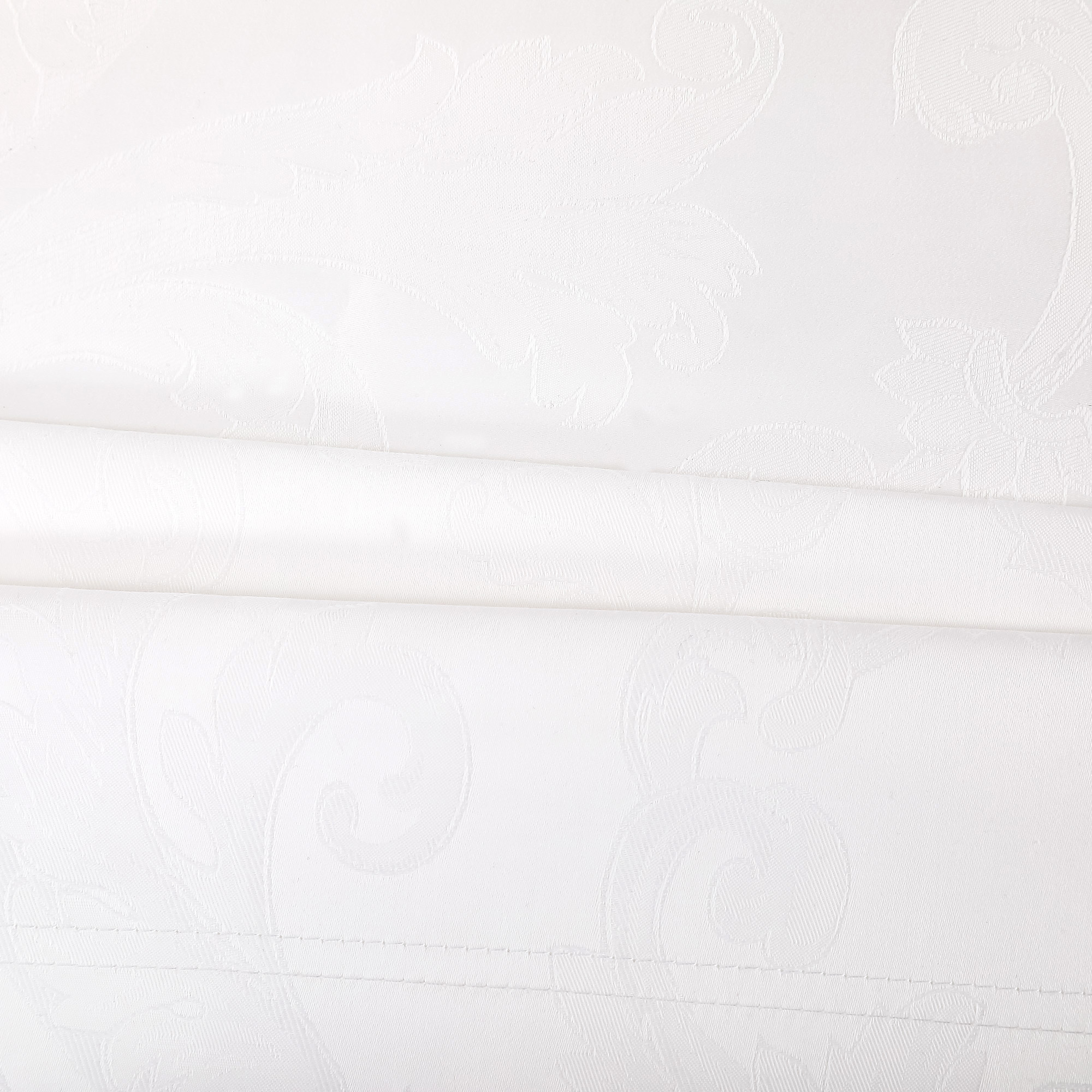 Комплект постельного белья Atalanta home французские узоры семейный, цвет белый, размер Семейный - фото 3