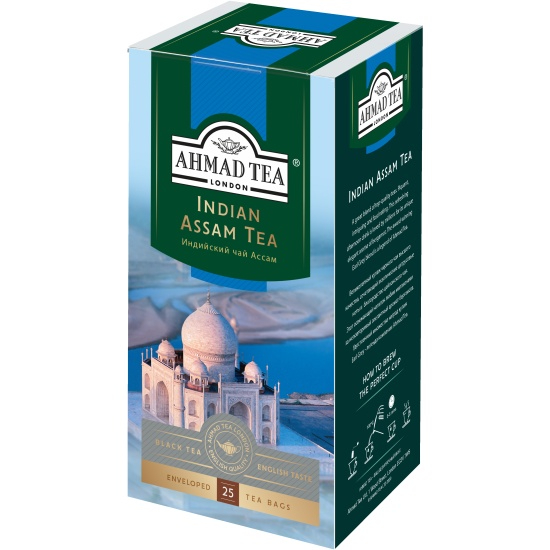 Чай черный Ahmad Tea Индийский Ассам 25x2 г чай чёрный ahmad tea индийский ассам длиннолистовой 100 г