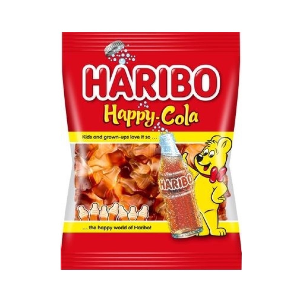 Жевательный мармелад Haribo Happy Cola 80 г wonderful awesome haribo 80 gr cola free shipping