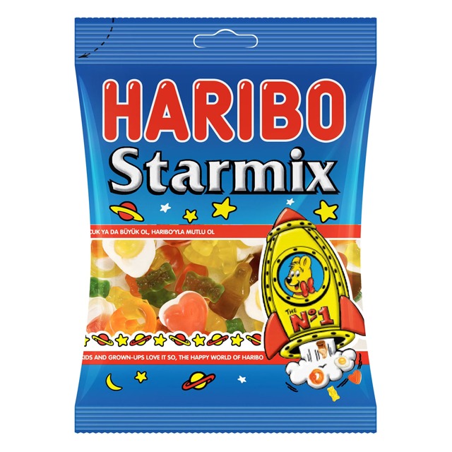 Жевательный мармелад Haribo Starmix 80 г жевательный мармелад крем сода 80 г