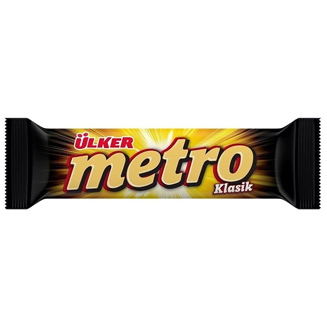 Батончик Ulker с нугой Metro, 36 г батончик soj marshmallow c соленой карамелью в тёмном шоколаде 30 г