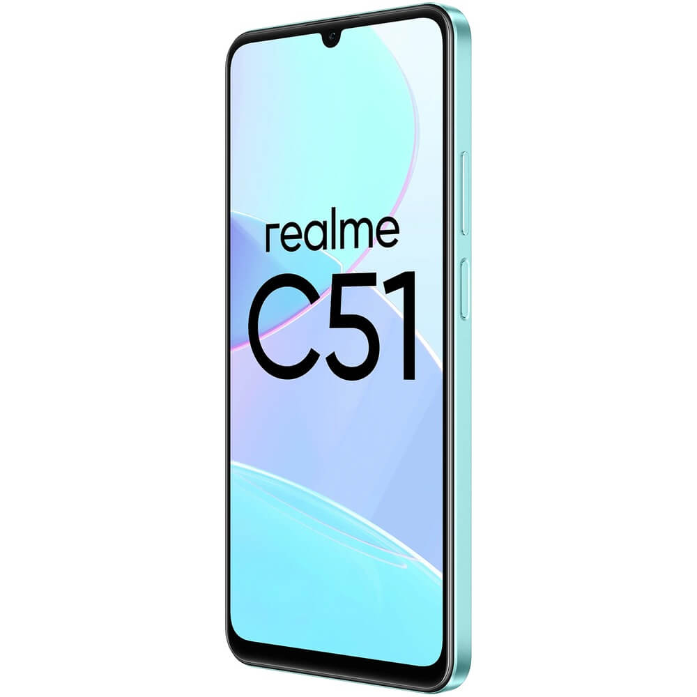 Смартфон Realme C51 4 ГБ+64 ГБ зеленый