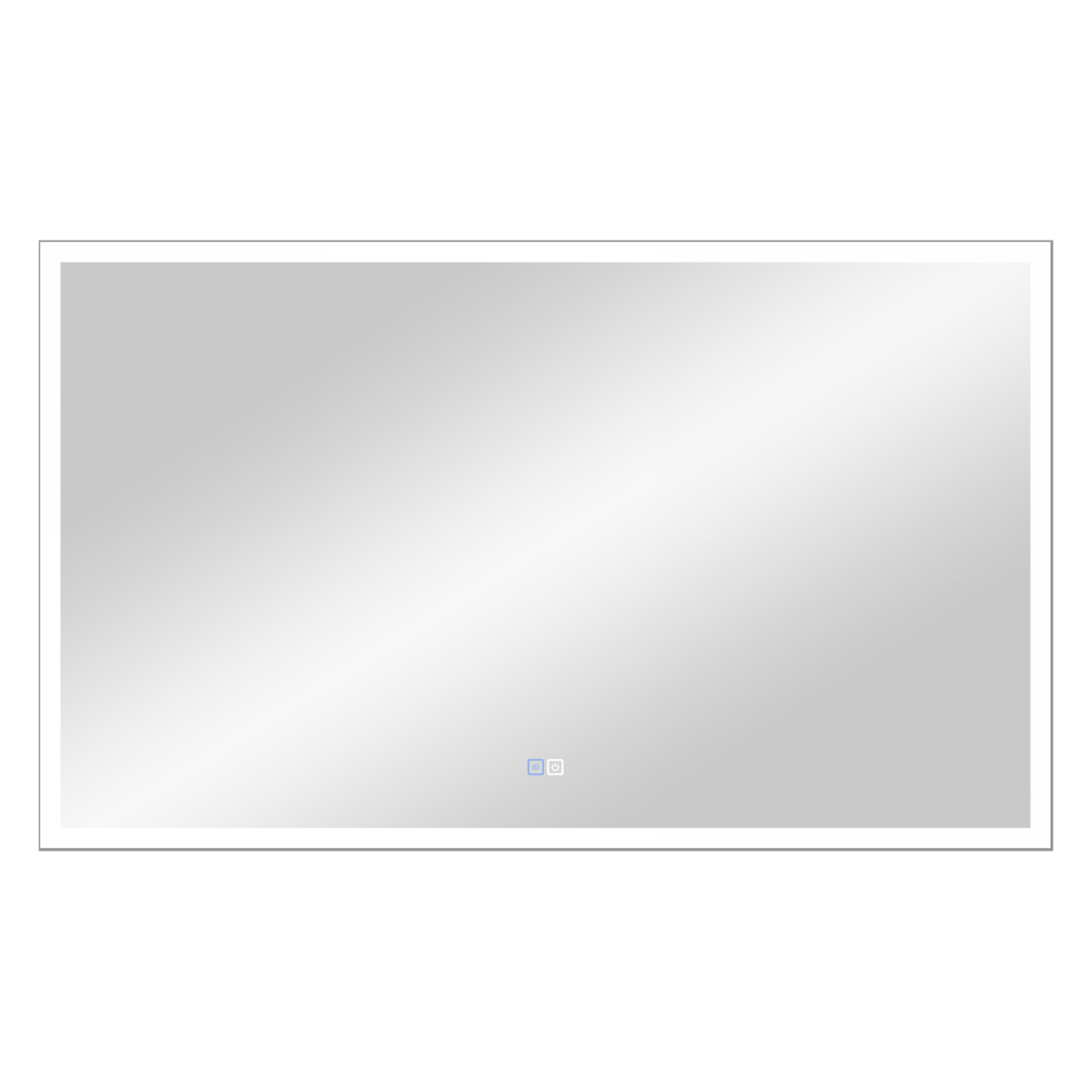 Зеркало Мисти Веритате 100x60 см LED с подогревом