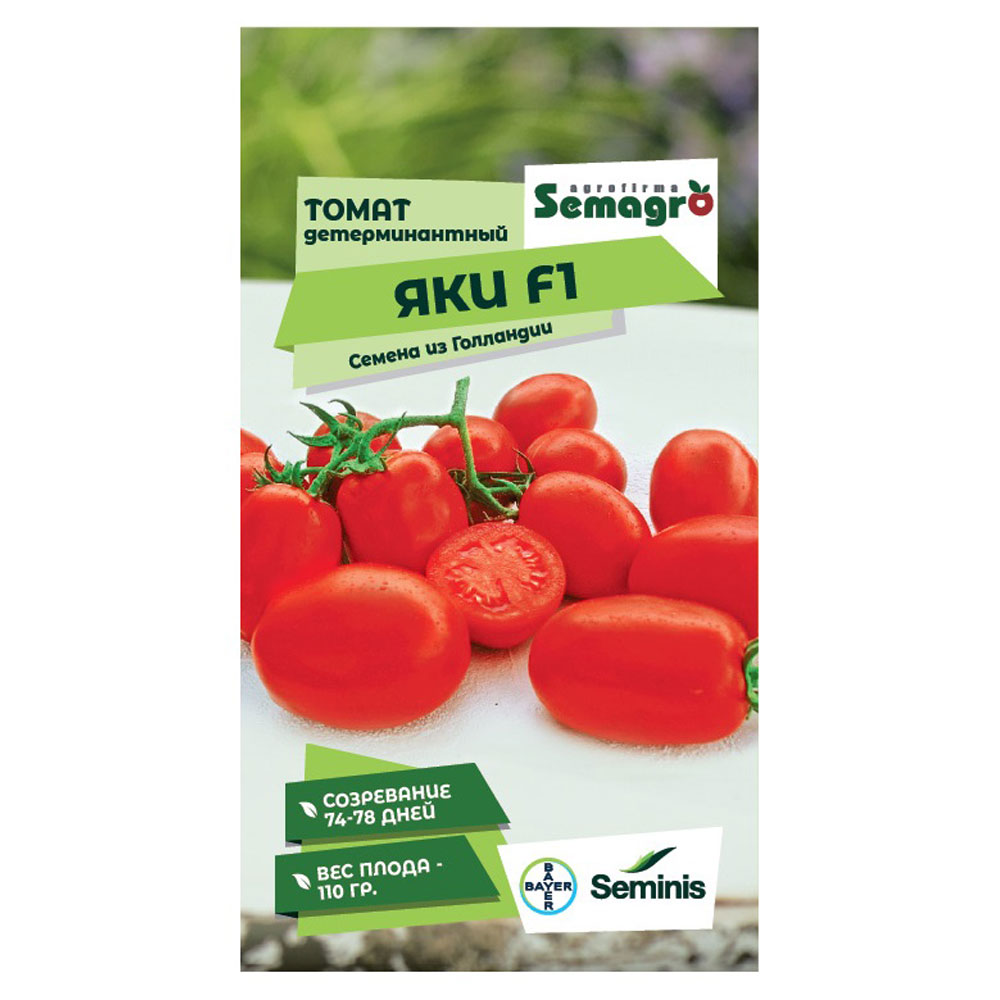 Семена Seminis томат яки f1 томат яки f1 2 упаковки по 10 семян низкорослый seminis