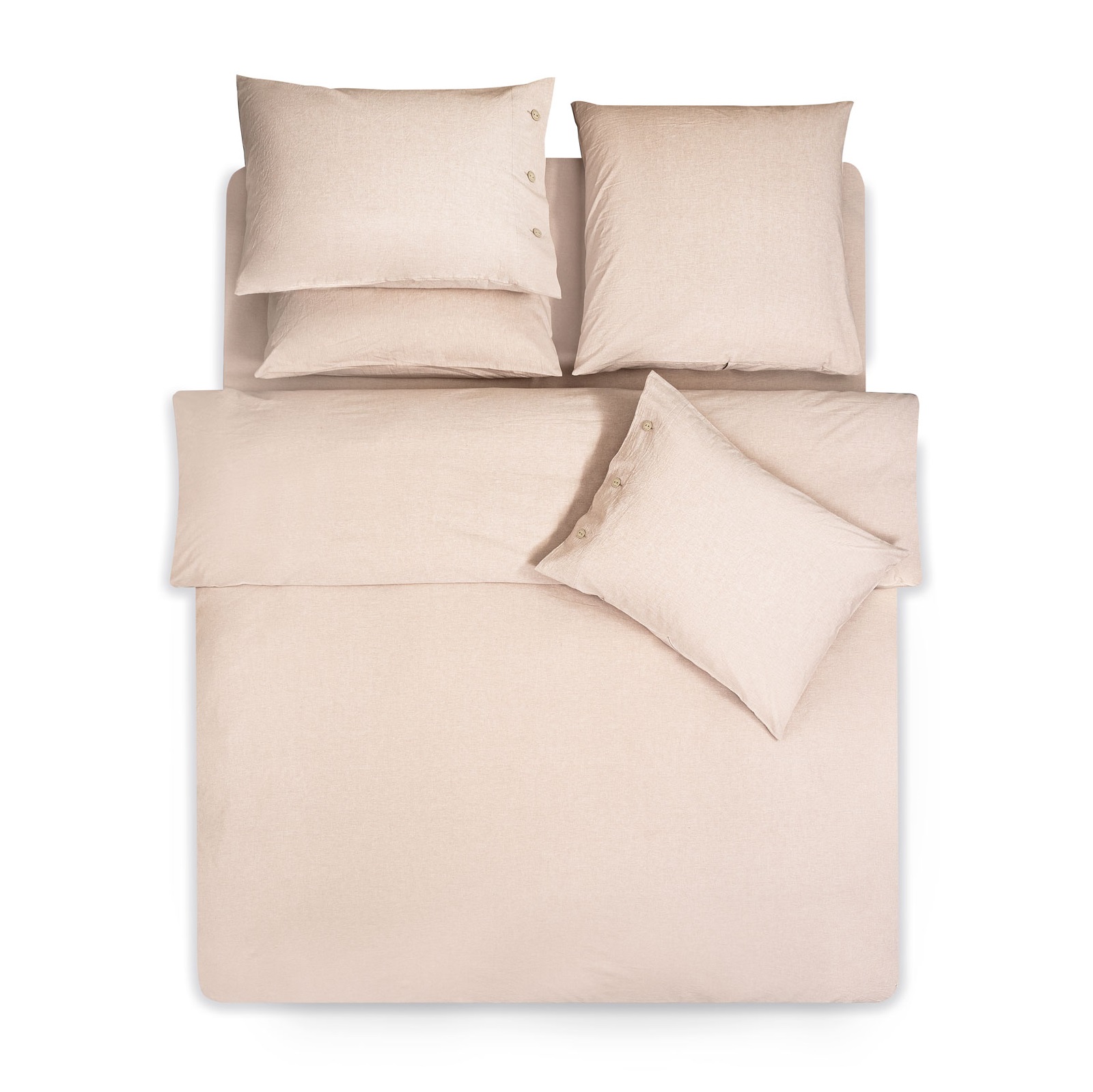 Комплект постельного белья Prime Prive Смоген Полуторный бежевый, размер Полуторный - фото 4