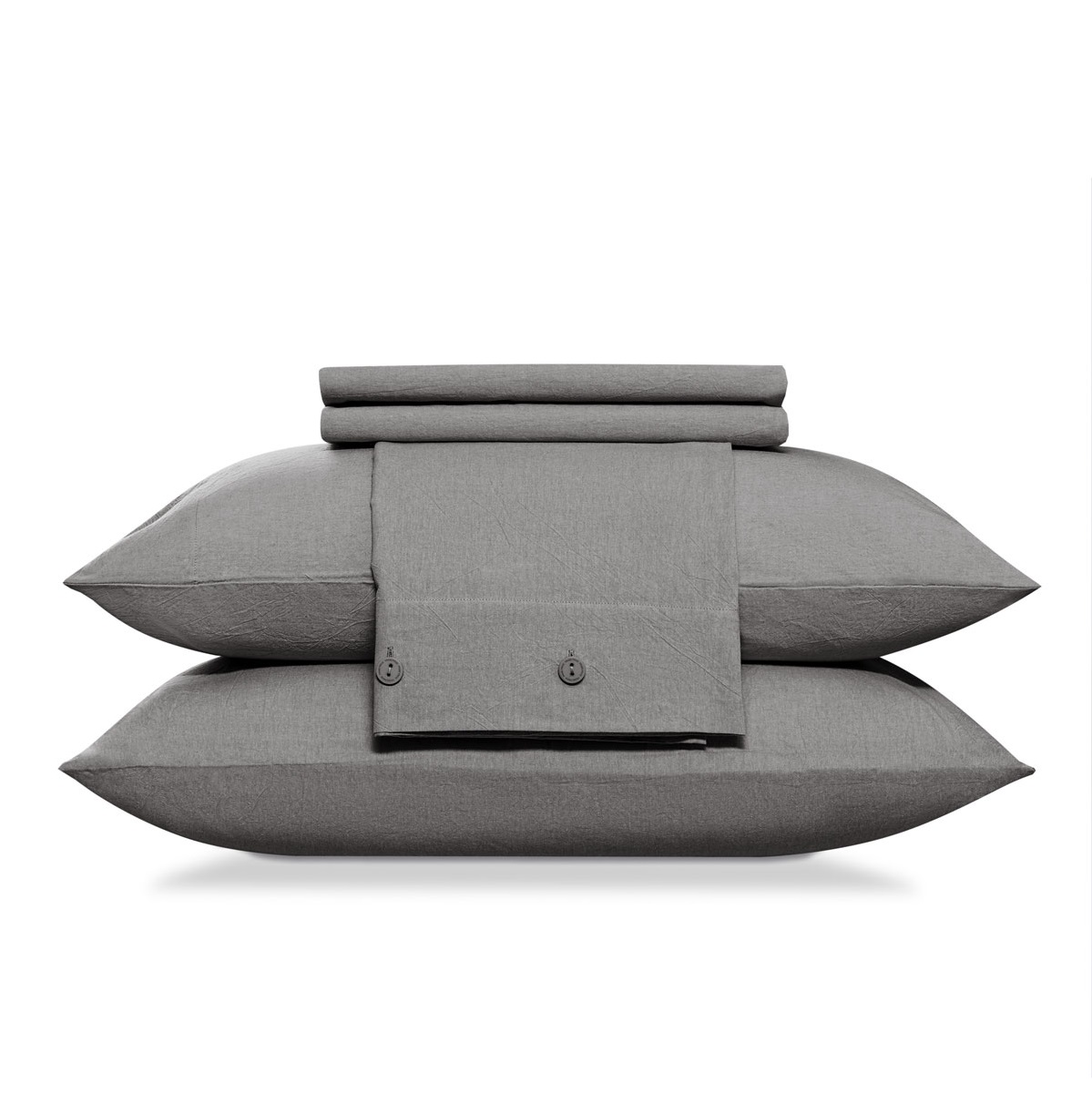 Комплект постельного белья Prime Prive Смоген Двуспальный кинг сайз тёмно-серый, размер Кинг сайз - фото 14