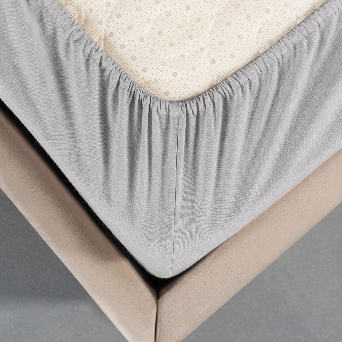 Комплект постельного белья Prime Prive Смоген Двуспальный кинг сайз светло-серый, размер Кинг сайз - фото 7