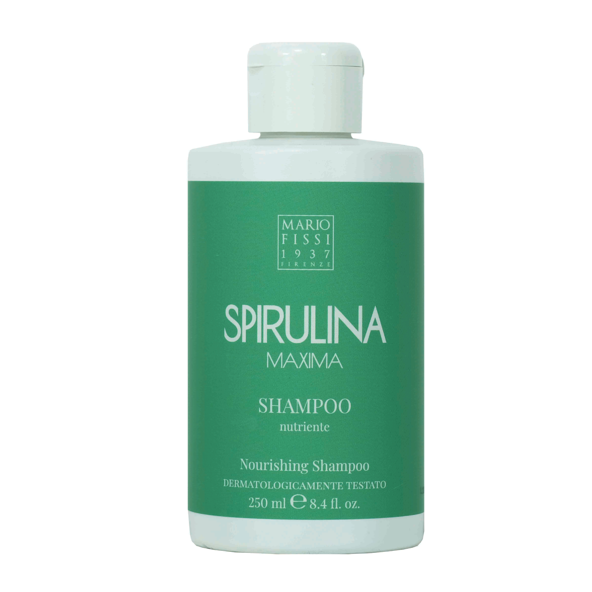 фото Шампунь для волос mario fissi 1937 funzioniale spirulina maxima с экстрактом спирулины 250 мл