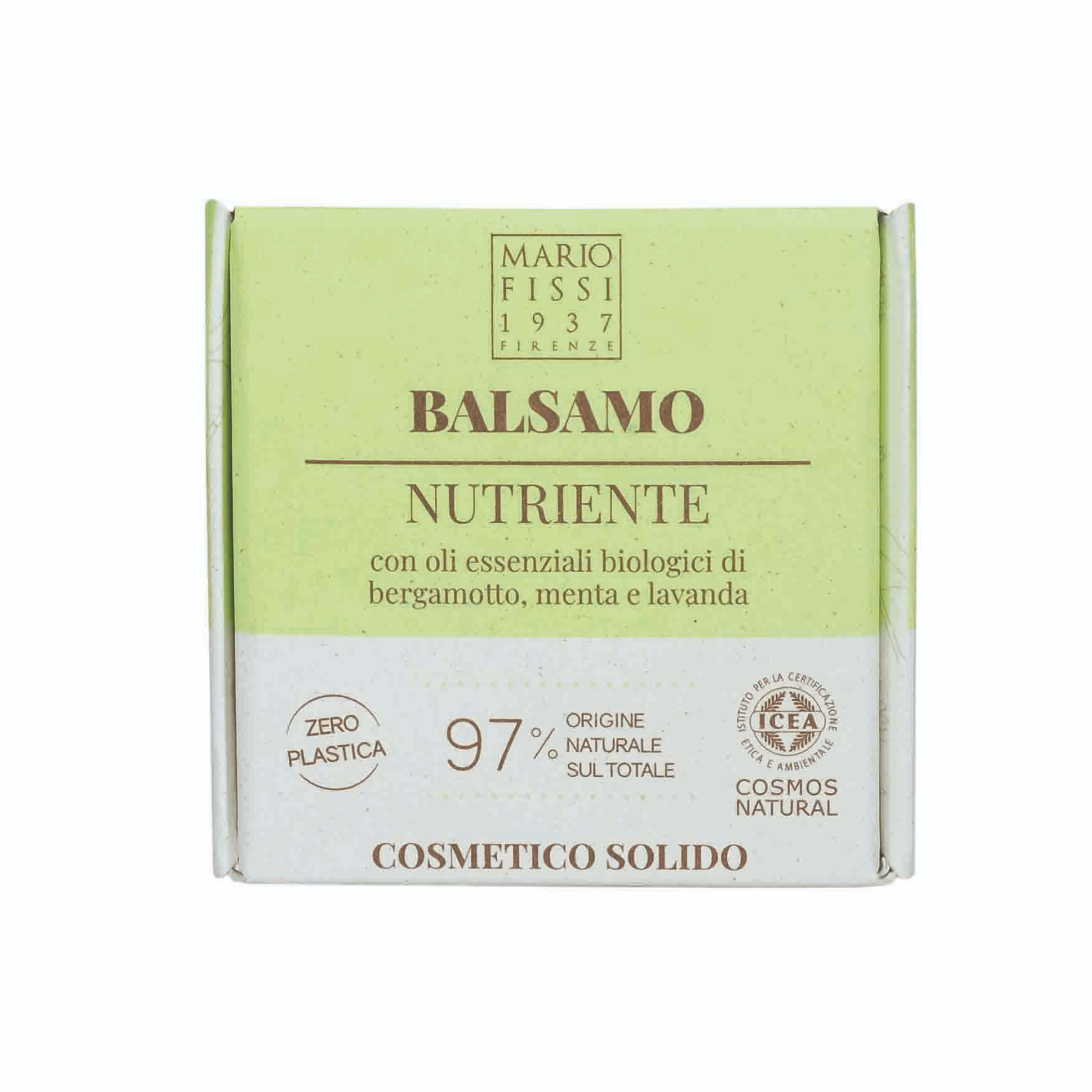 Твердый бальзам для волос Mario Fissi 1937 Solid cosmetics Nutriente Питательный 50 г бальзам для волос твердый mario fissi 1937 square питательный