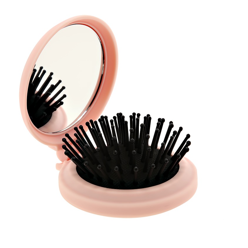 Расчёска для волос с зеркалом Lady Pink светло-розовая 354₽
