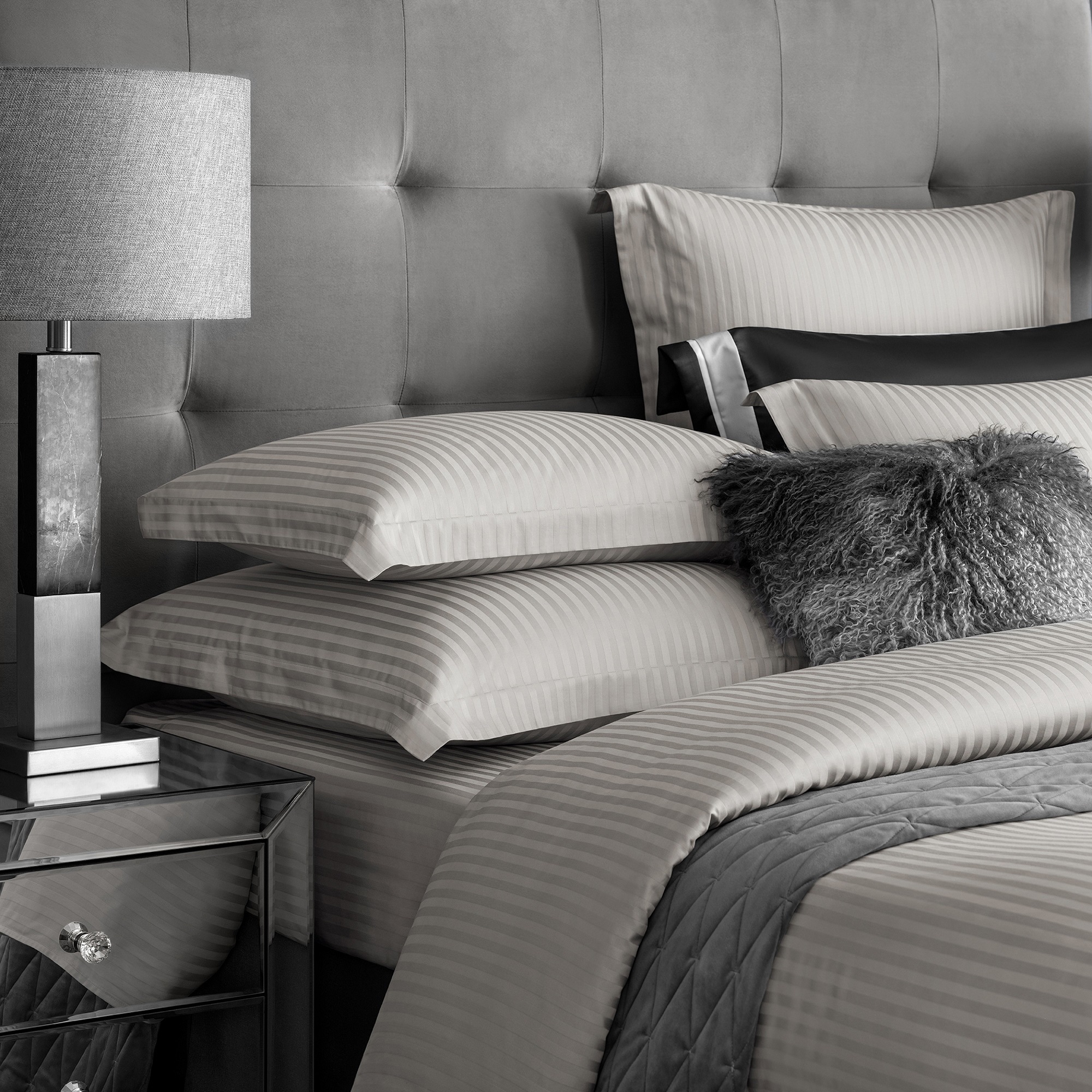 Комплект постельного белья Togas Ларье серый Двуспальный кинг сайз, размер Кинг сайз - фото 3