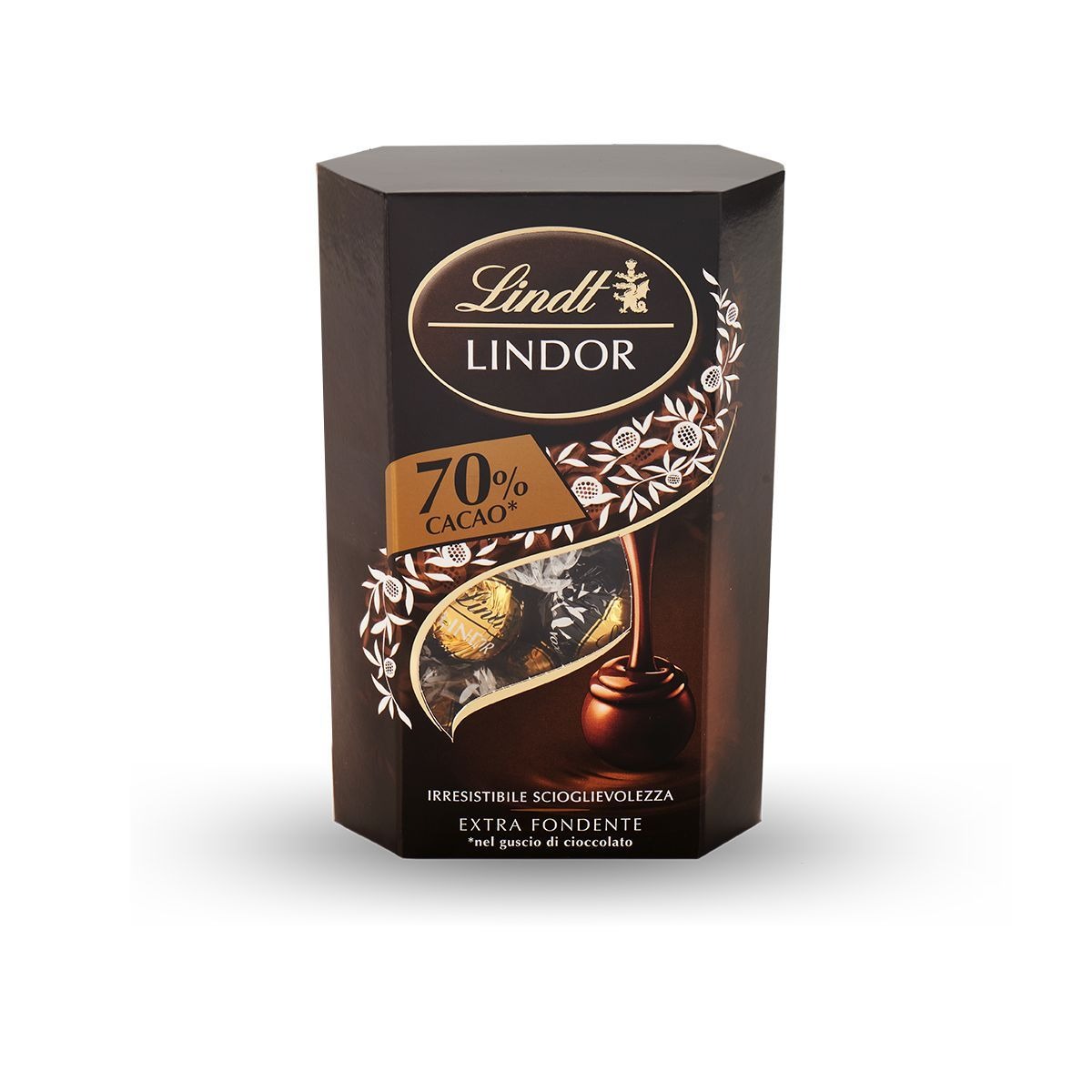 Конфеты Lindt Lindor темный шоколад 70% 200 г