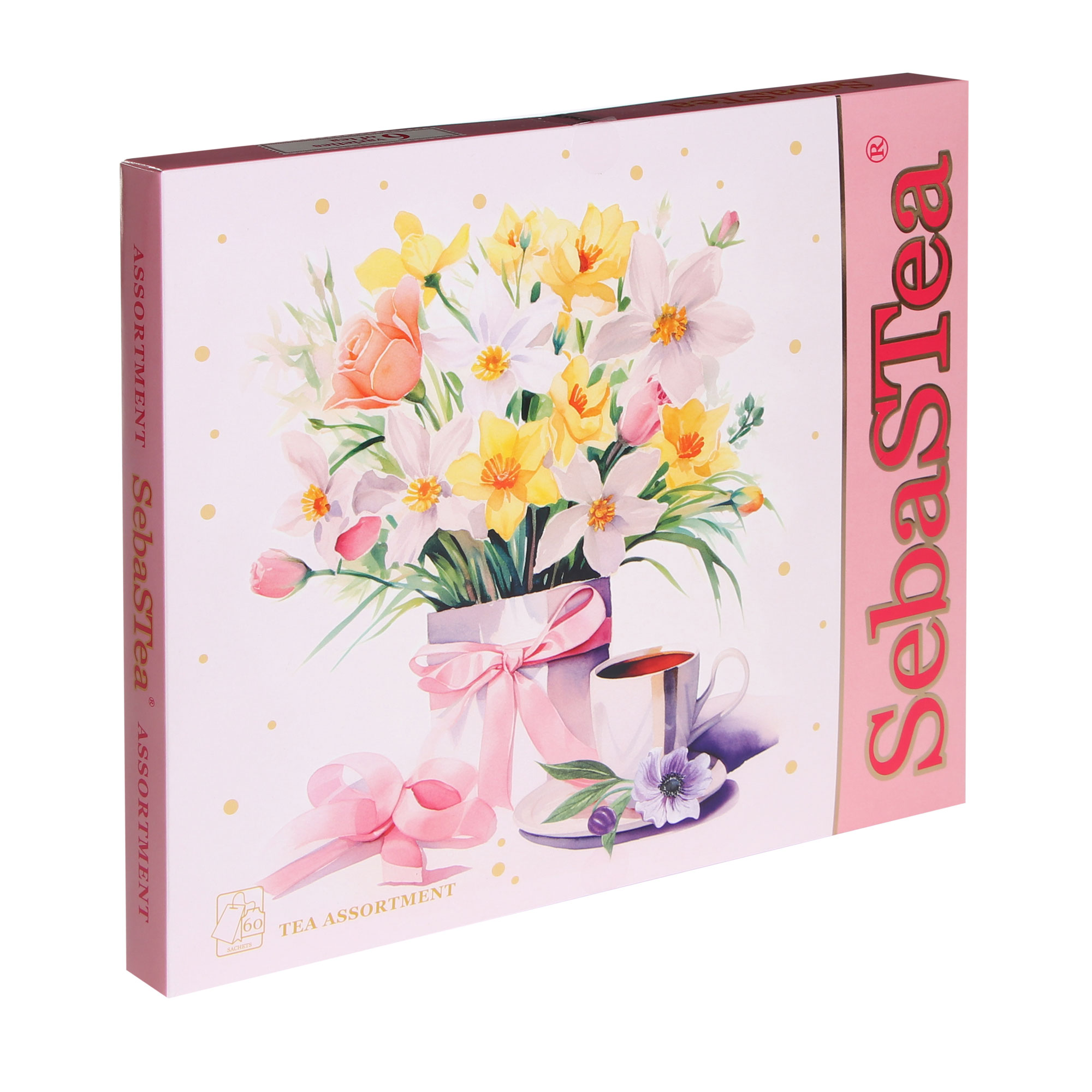 Чай Sebas-Tea FESTIVAL VI Ассорти Весна 60 пакетиков 95 г