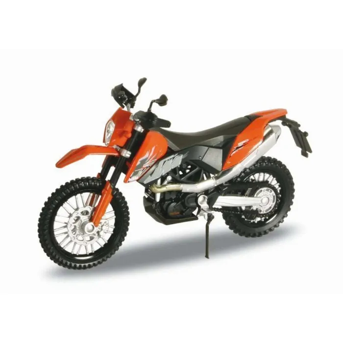 Мотоцикл Welly 1:18 KTM 690 Enduro R оранжевый цена и фото