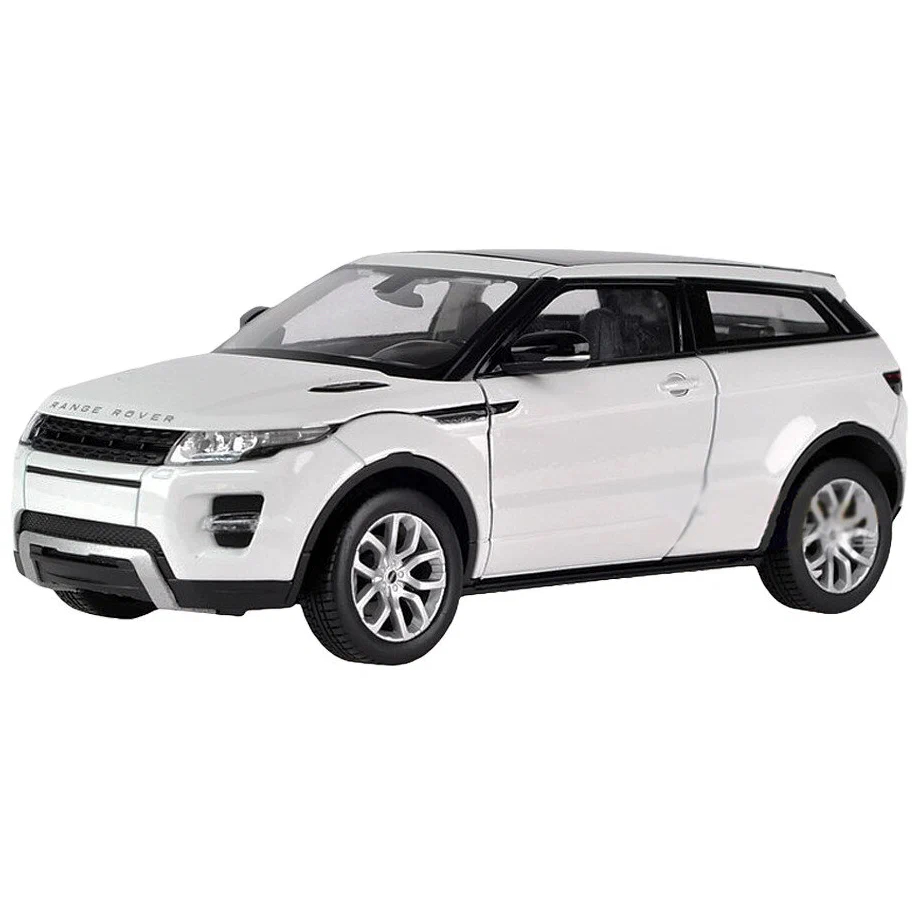 Машинка Welly 1:24 Range Rover Evoque белый welly 1 24 range rover evoque alloy luxury vehicle diecast pull back cars model toy collection xmas gift