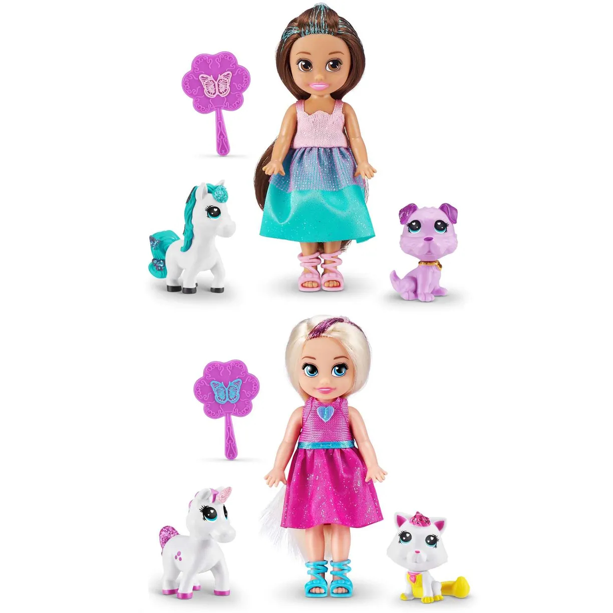 Набор игровой Sparkle Girlz Принцесса с питомцами в ассортименте кеды для куклы и набор по созданию сумочки