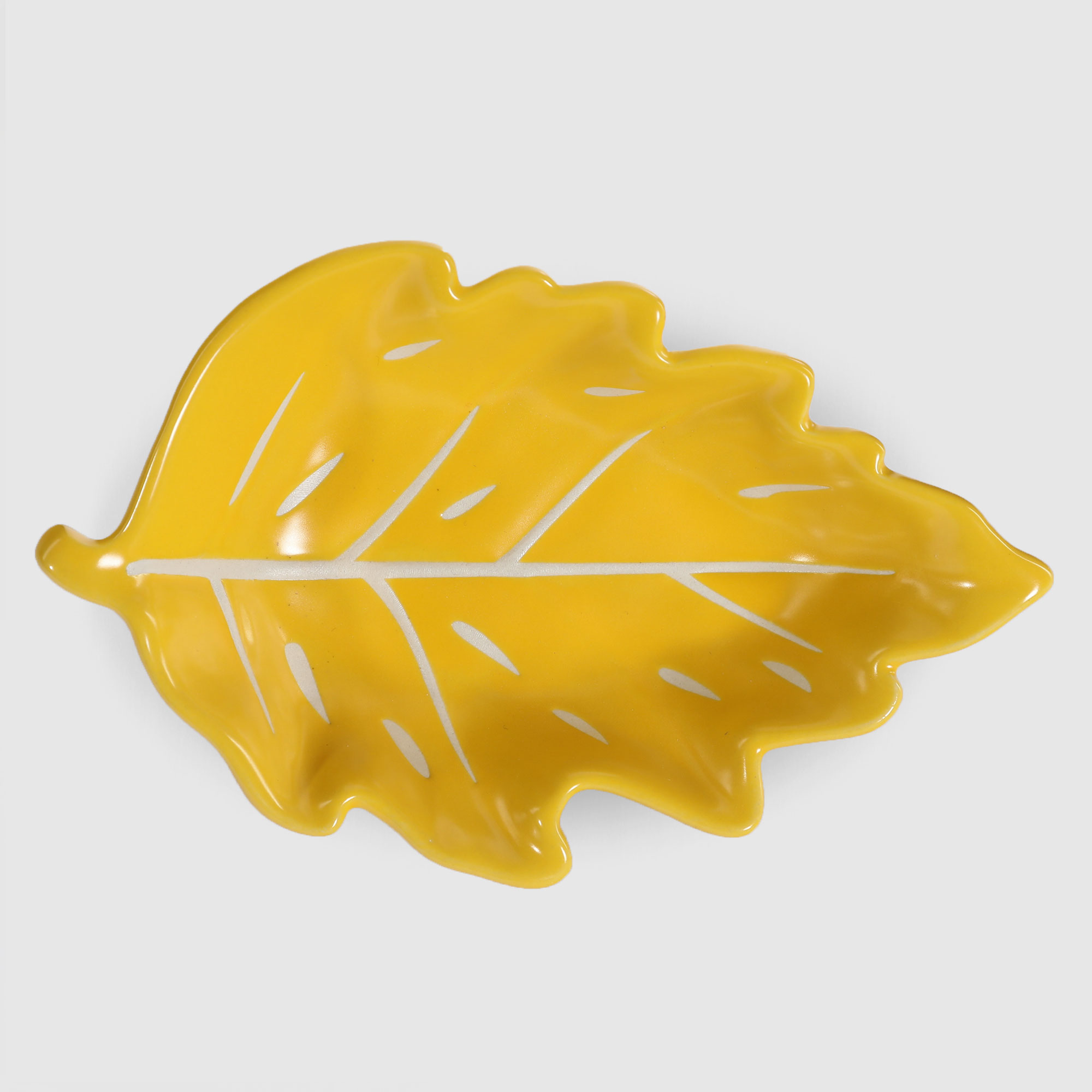 Блюдо Tognana Foglie желтое 16x10 см, цвет желтый - фото 1